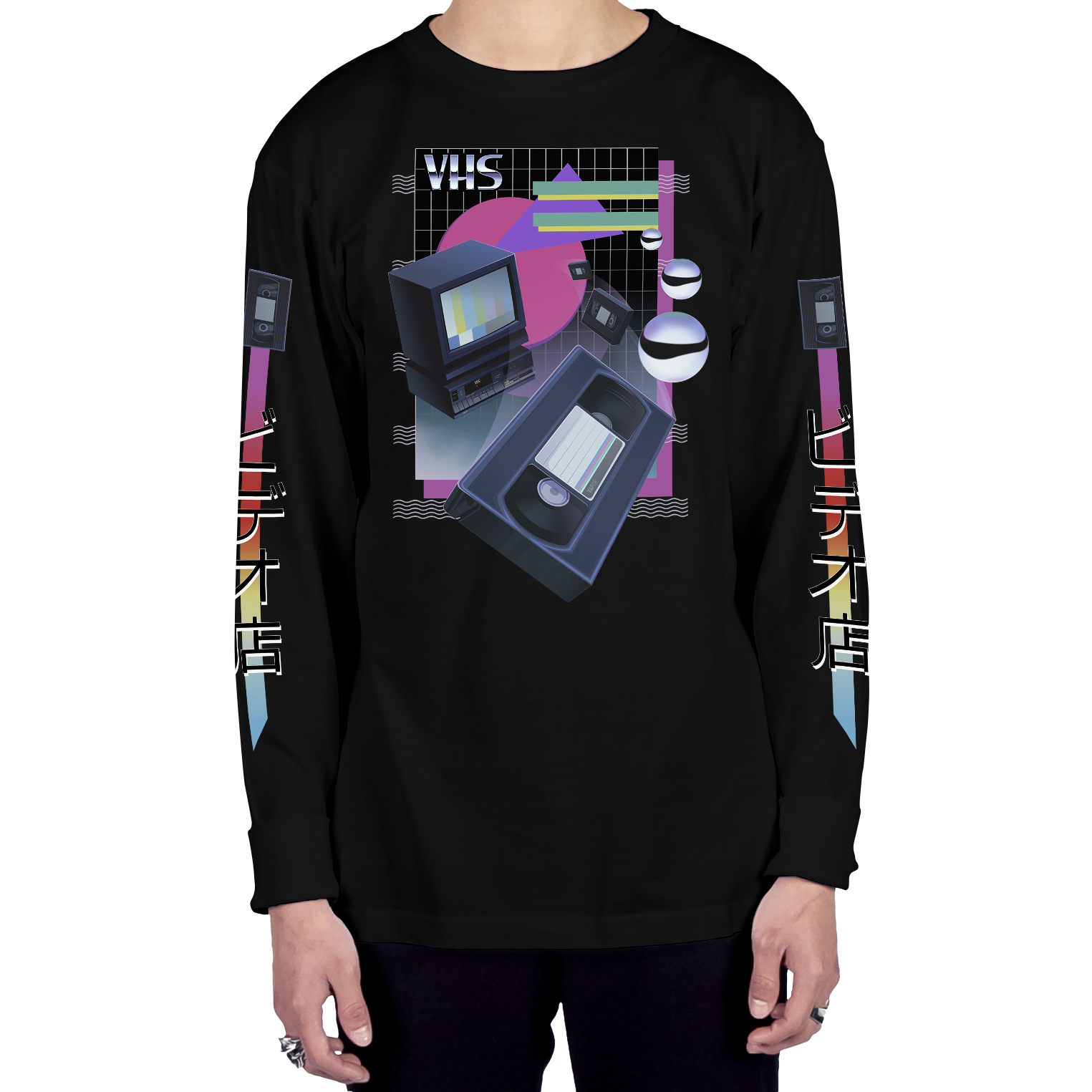 Blank Tape Long Sleeve Tee