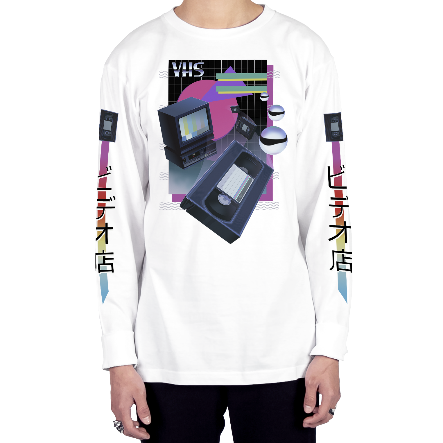 Blank Tape Long Sleeve Tee