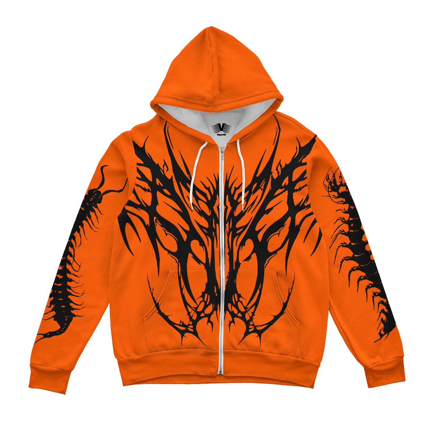 Code Orange Zip Up Hoodie