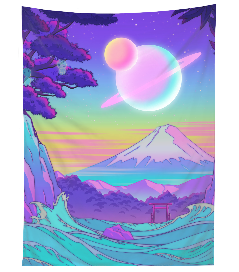 Celestial Fuji Tapestry