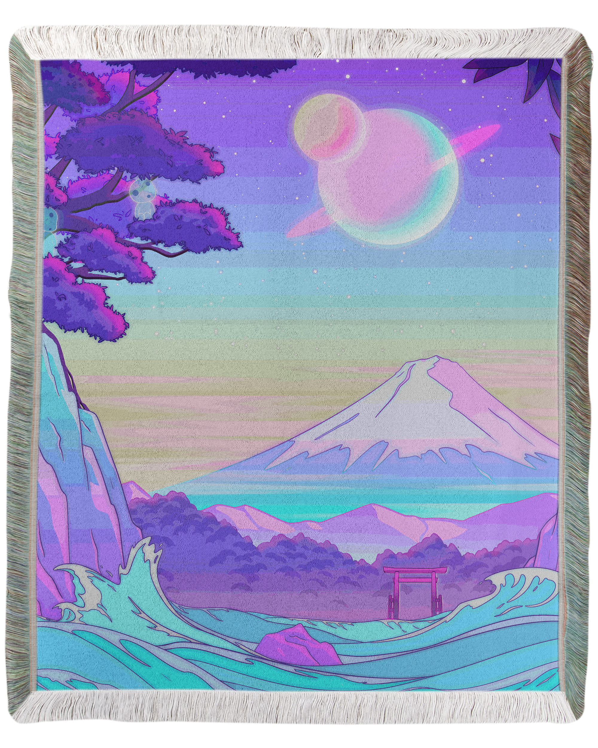 Celestial Fuji Woven Blanket
