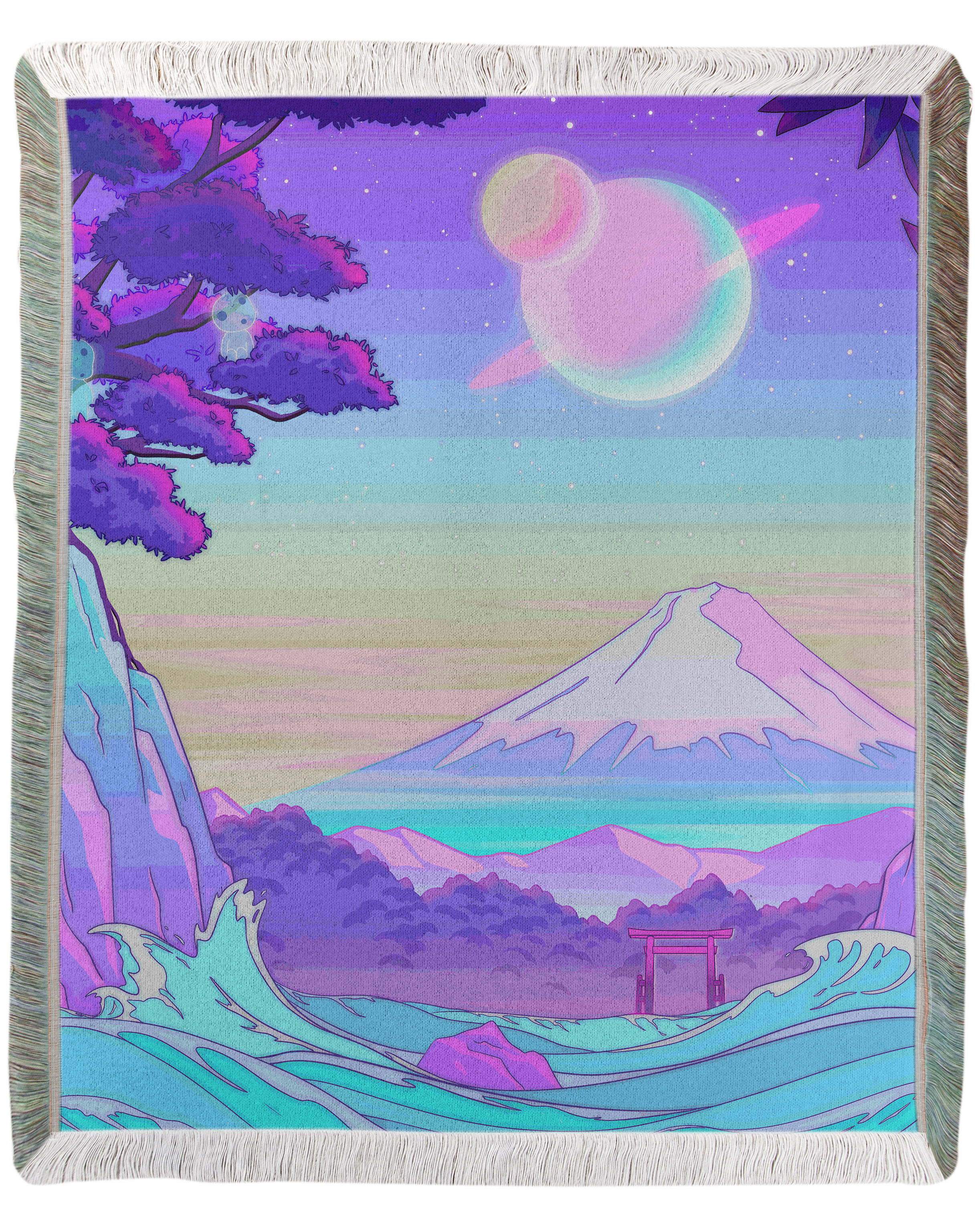 Celestial Fuji Woven Blanket