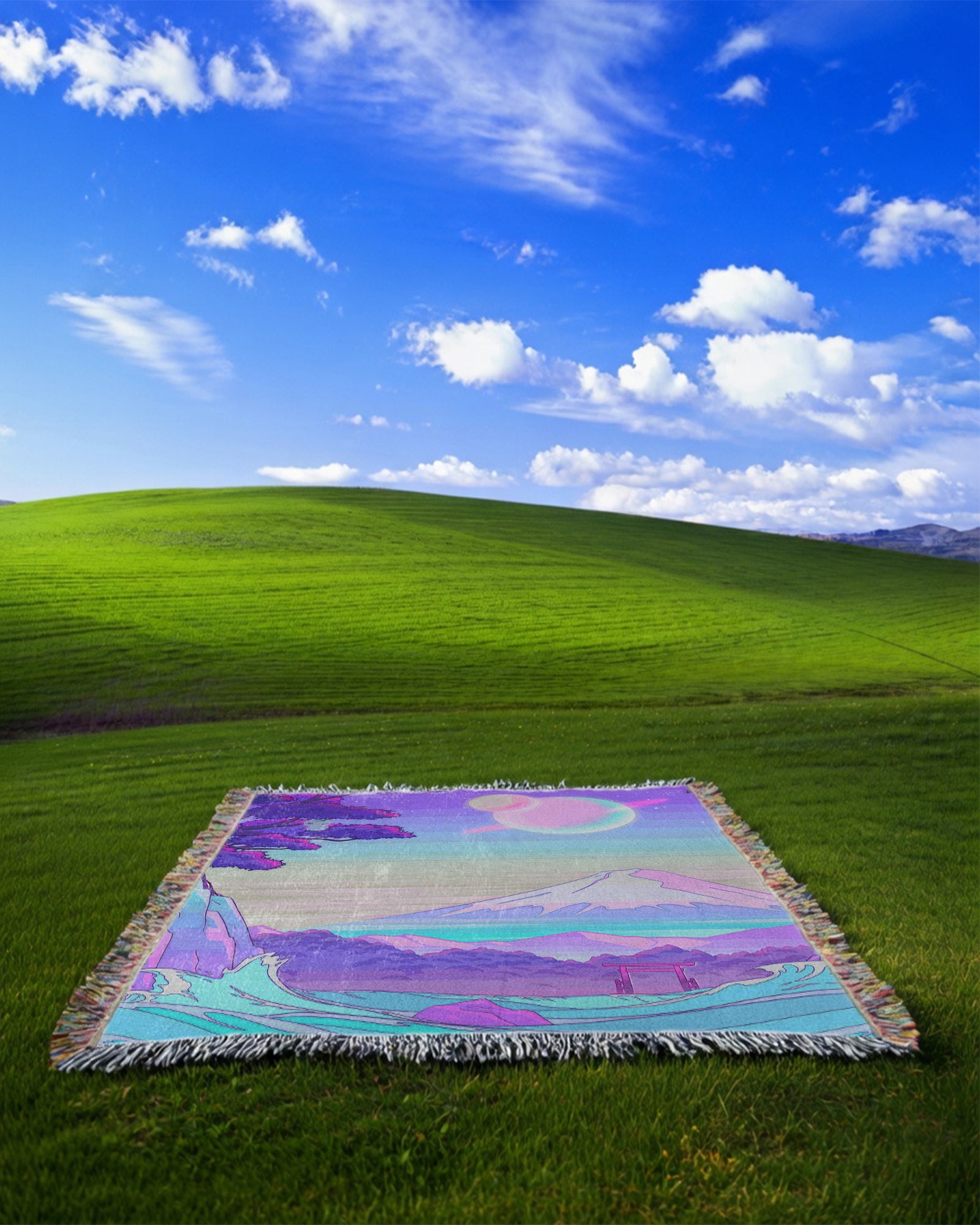 Celestial Fuji Woven Blanket