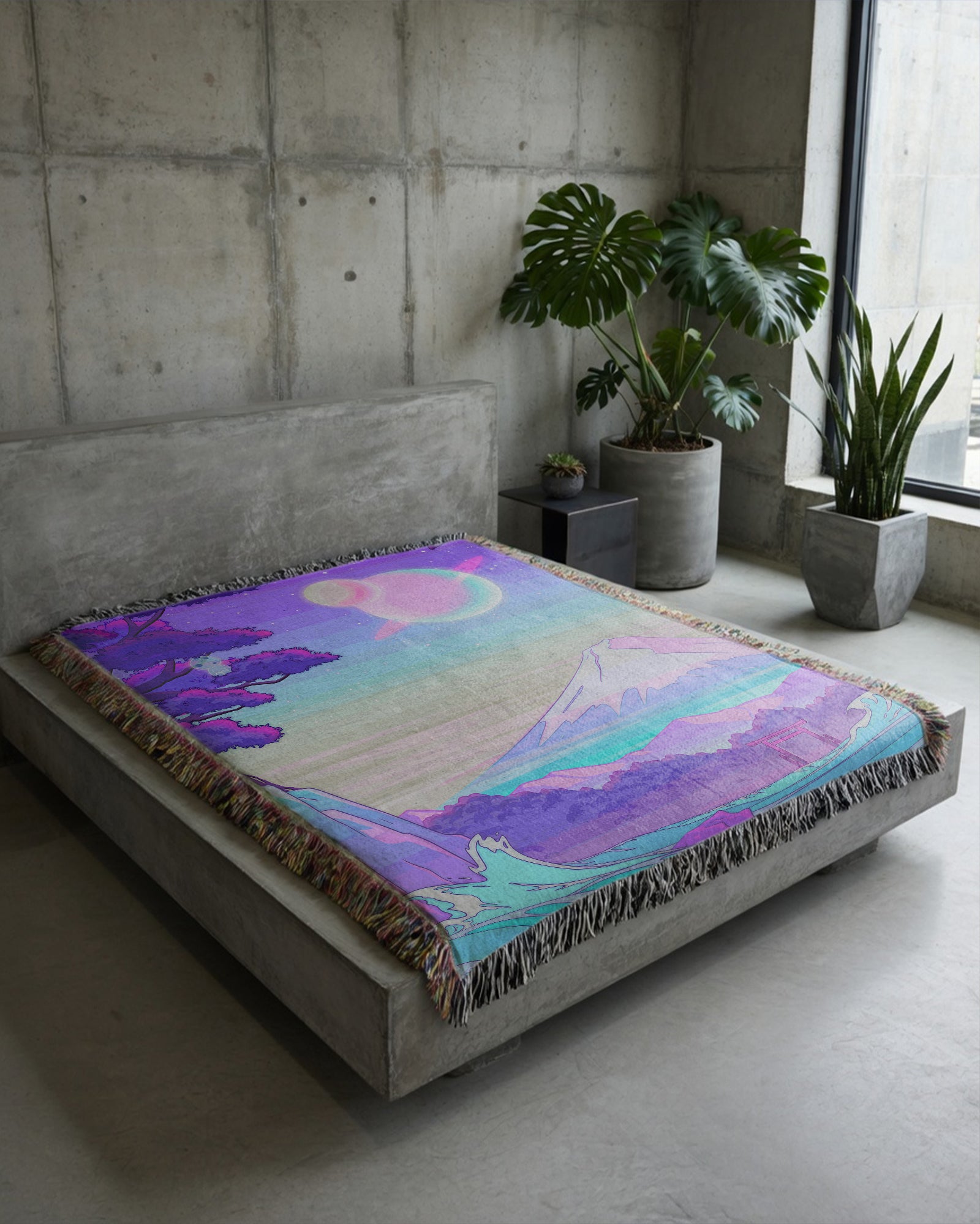 Celestial Fuji Woven Blanket