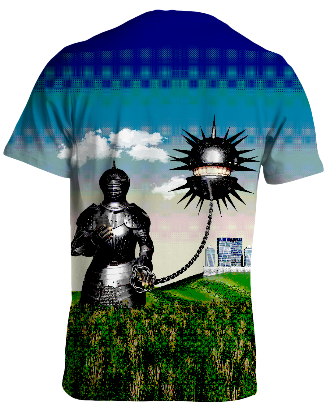 Chained Pain Tee - Chained Pain b Tee AOP Front.png