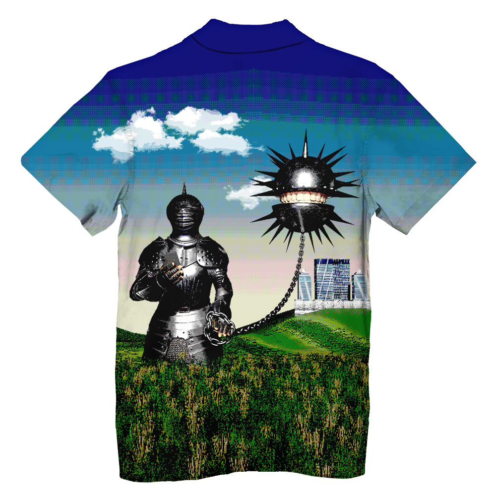 Chained Pain Hawaiian Shirt - Chained Pain b hawaiian shirt front and back.png