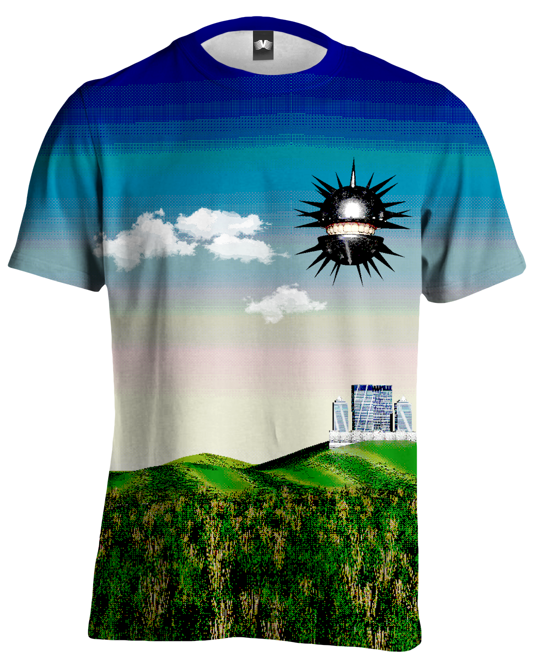 Chained Pain Tee - Chained Pain f Tee AOP Front.png