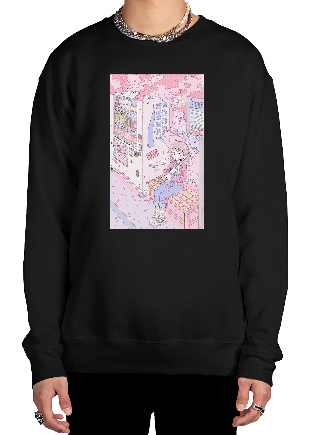 Cherry Blossom Rain Sweatshirt