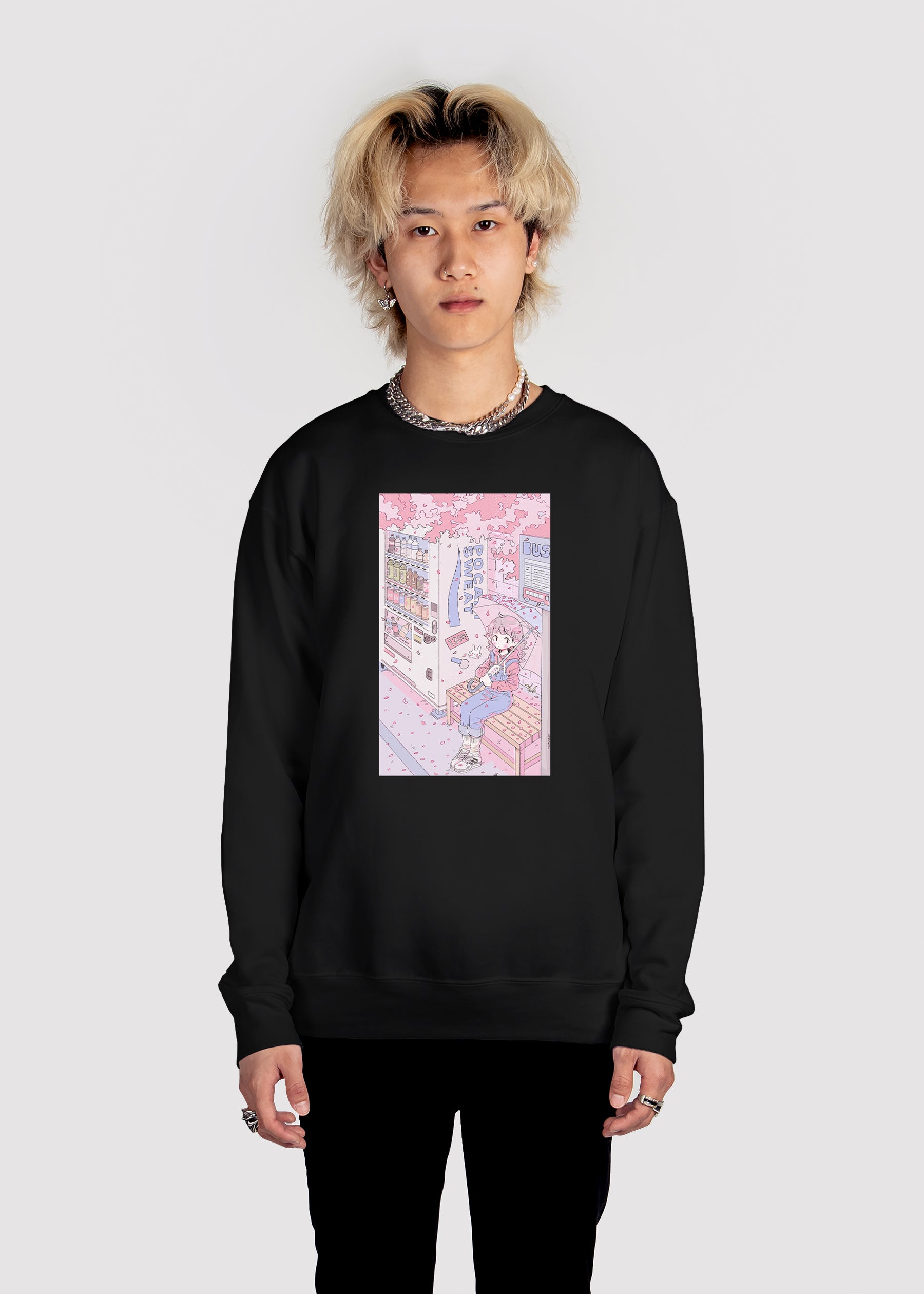 Cherry Blossom Rain Sweatshirt