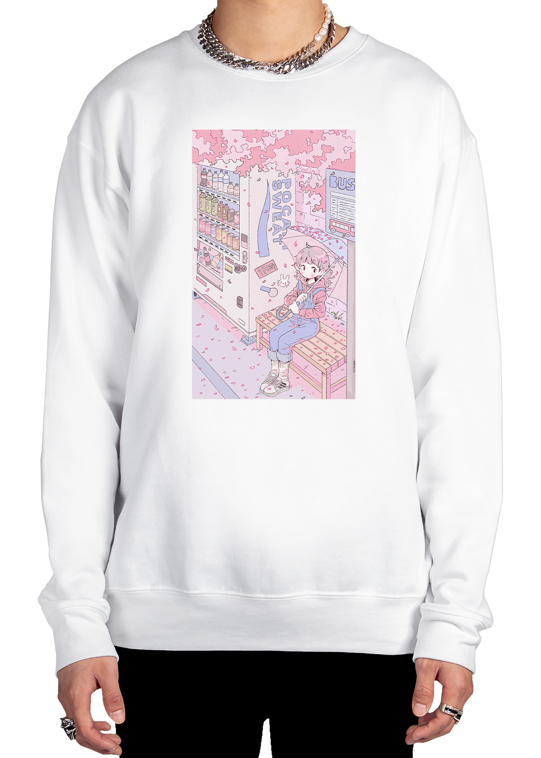 Cherry Blossom Rain Sweatshirt