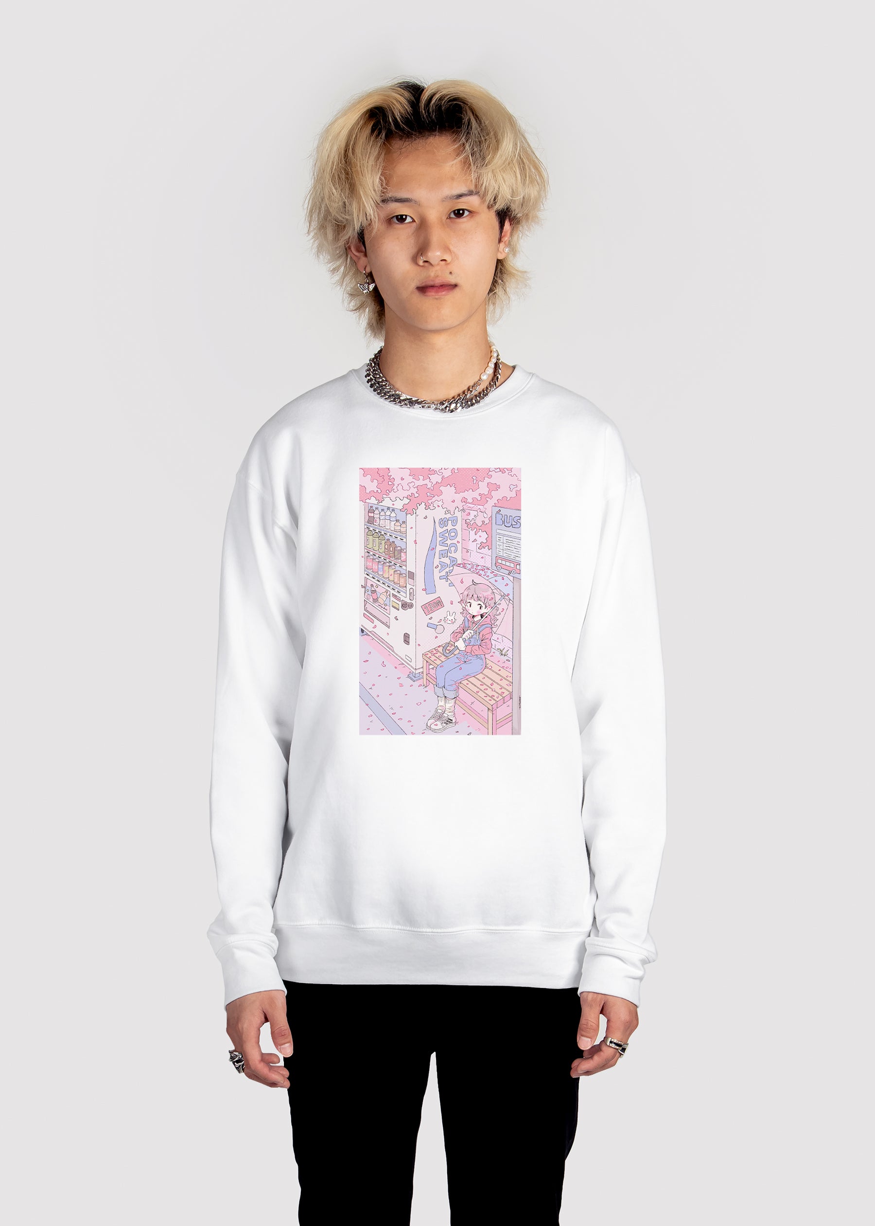 Cherry Blossom Rain Sweatshirt