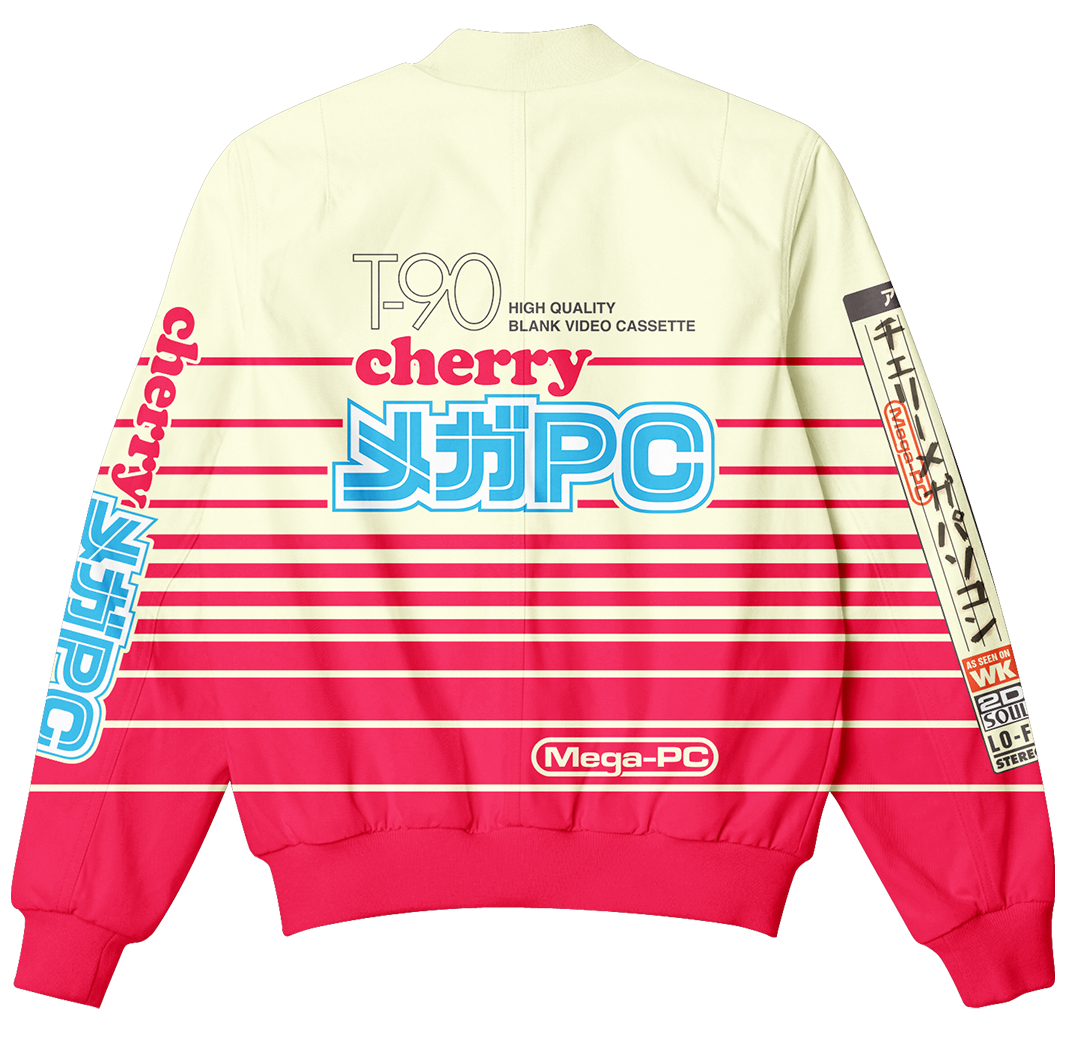 Cherry PC Bomber Jacket IN STOCK