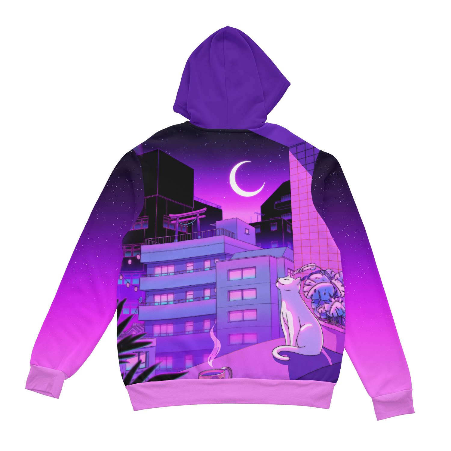 City Nights Zip Up Hoodie