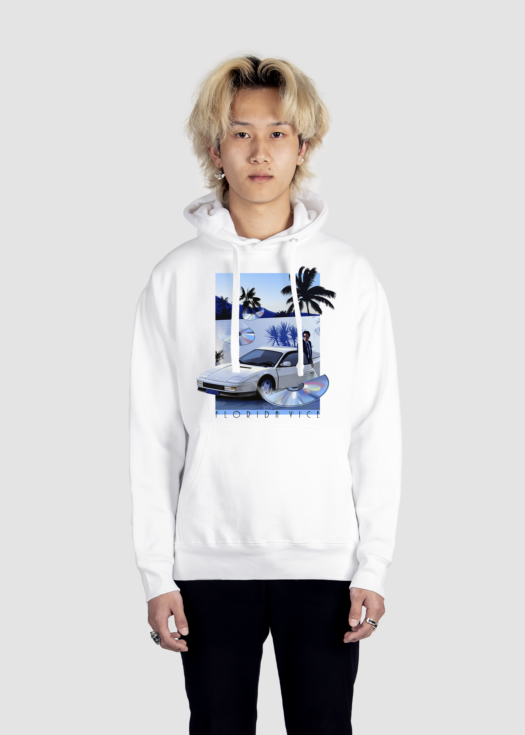 Blesiv top white hoodie