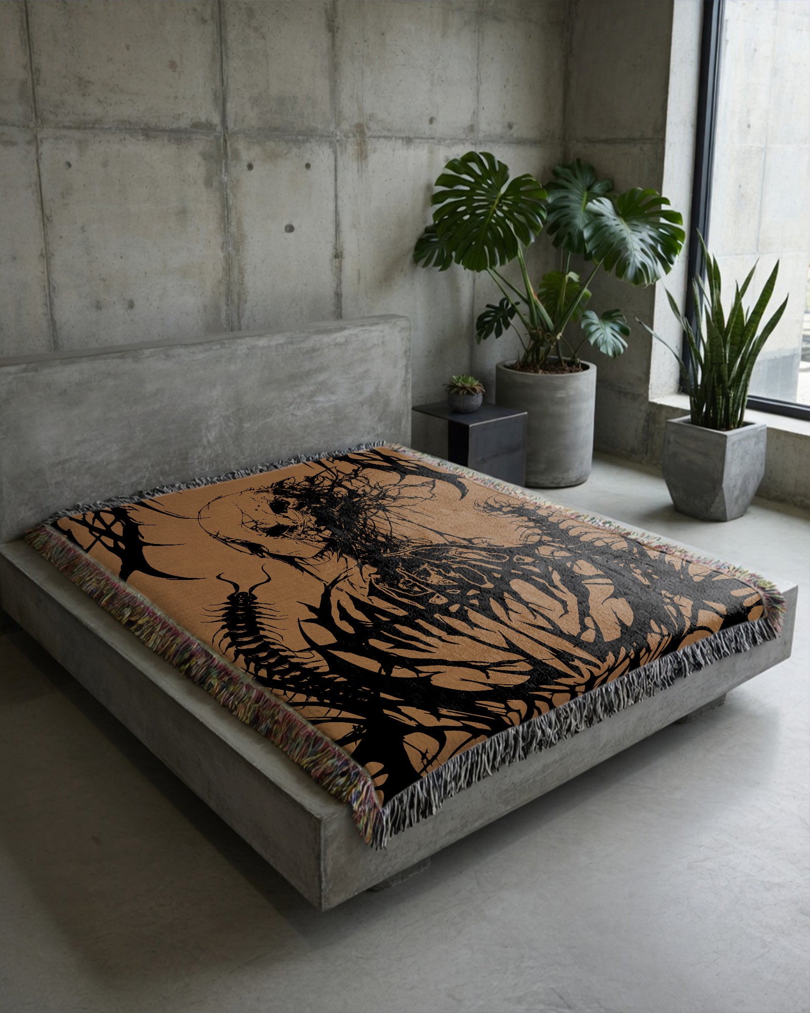 Code Orange Woven Blanket