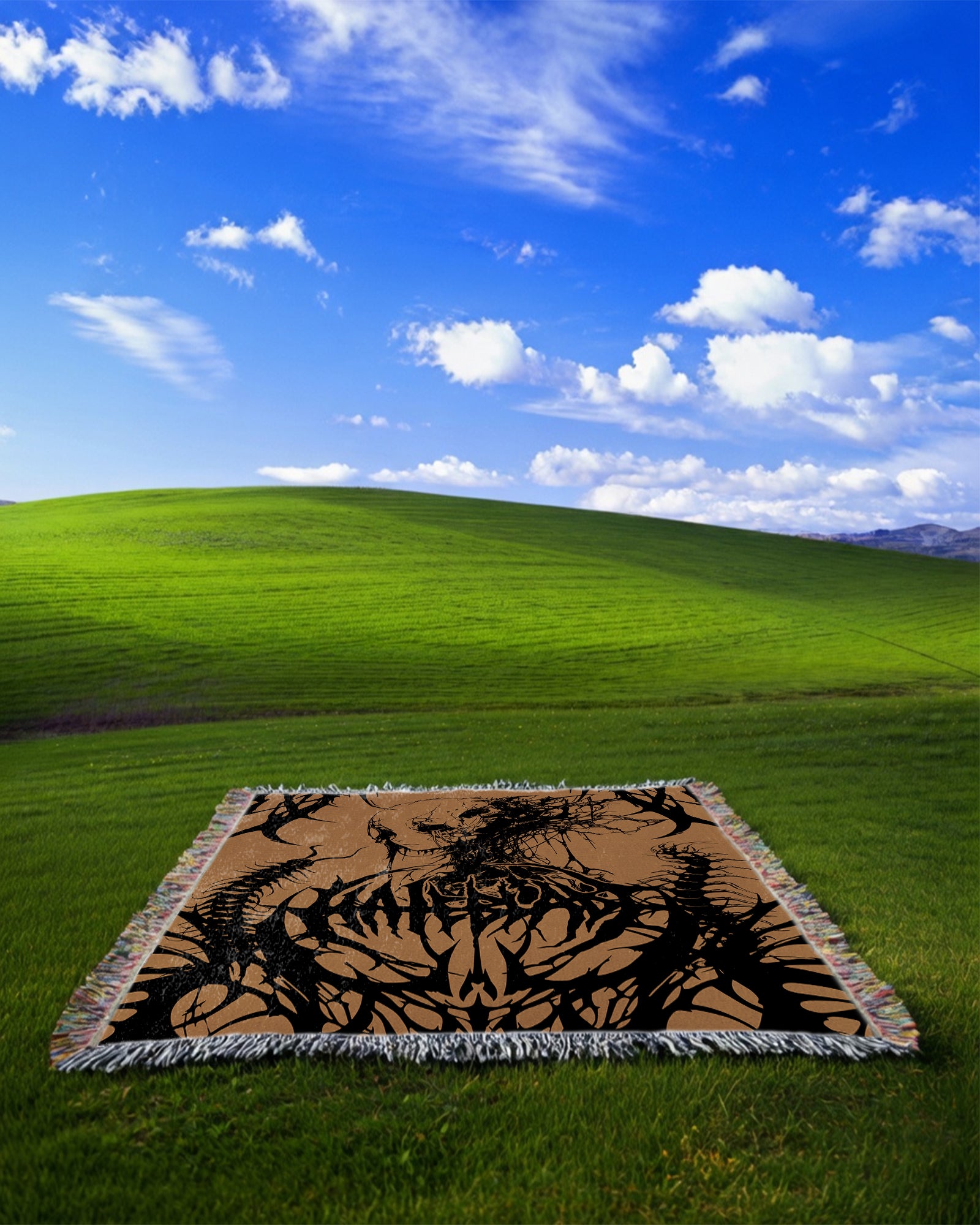Code Orange Woven Blanket