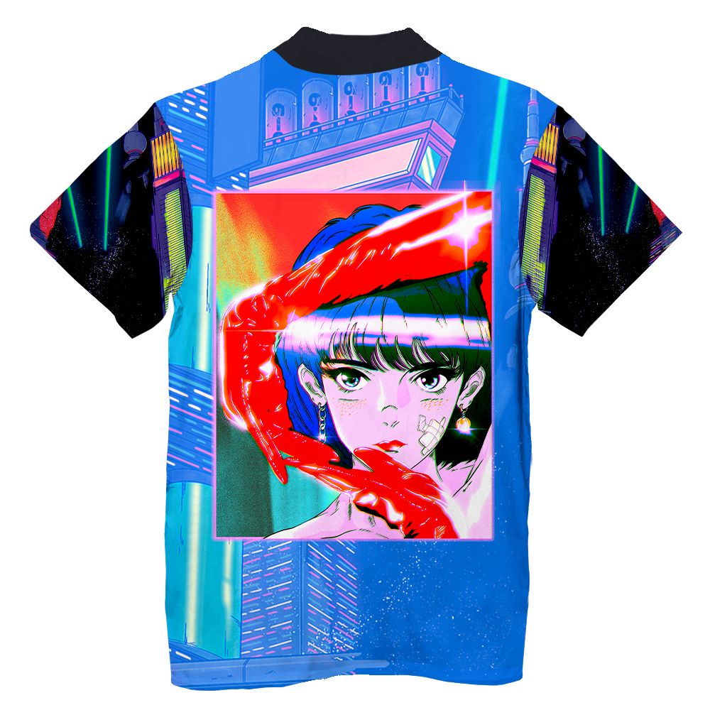 Cyber Ningyo Hawaiian Shirt