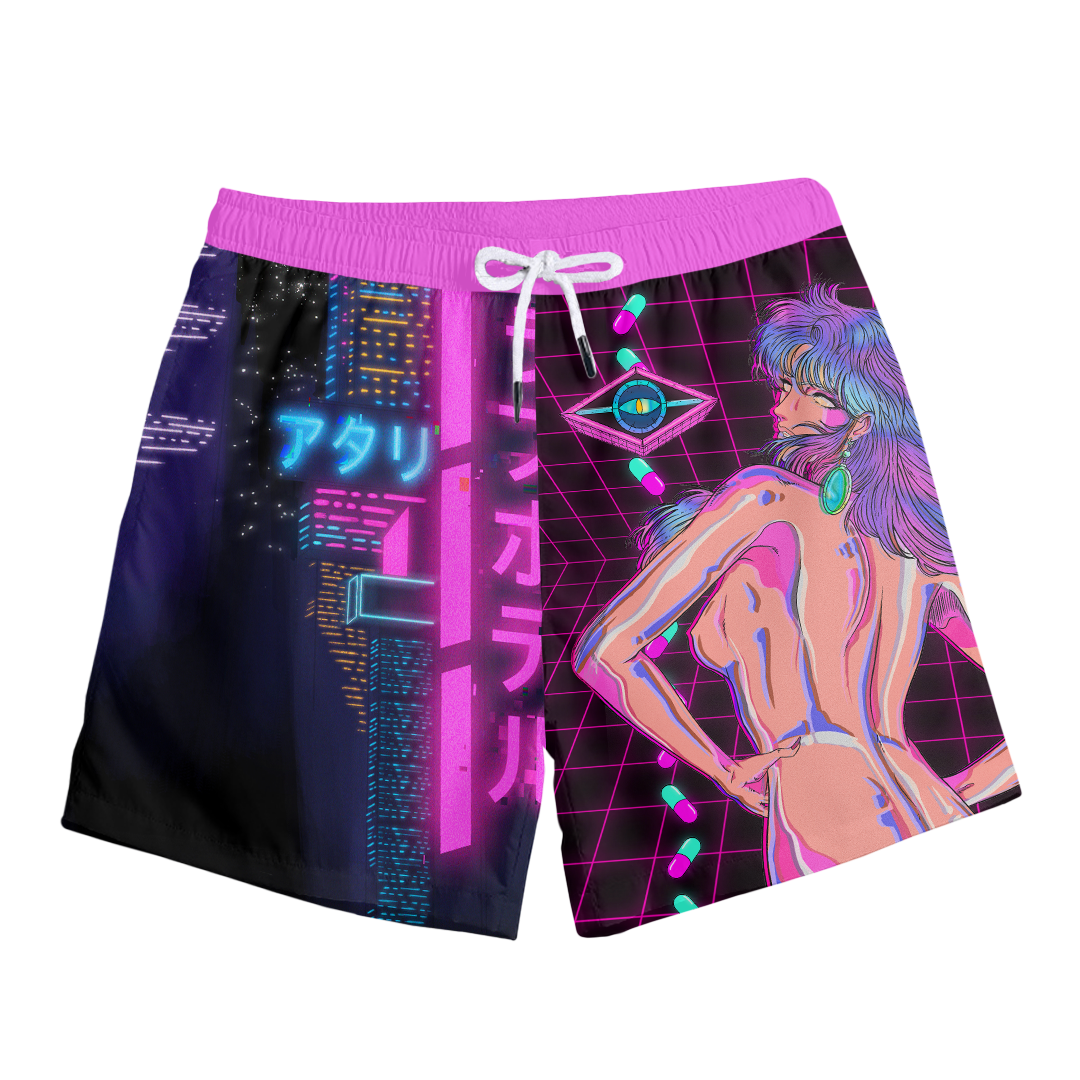 Cybernetic Lust Swim Trunks