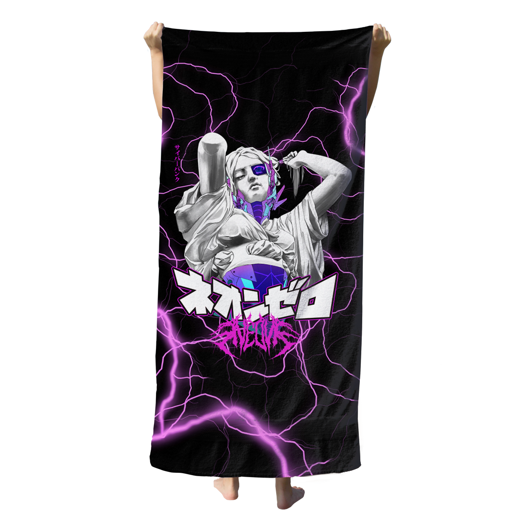 Cybervision Beach Towel