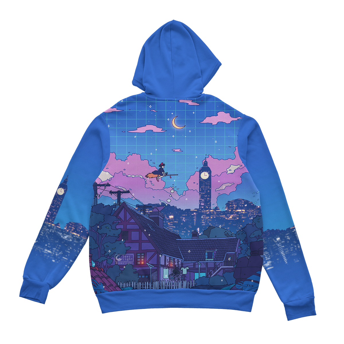 Vaporwave & Aesthetic Clothing Delivery Service Zip Up Hoodie Vapor95