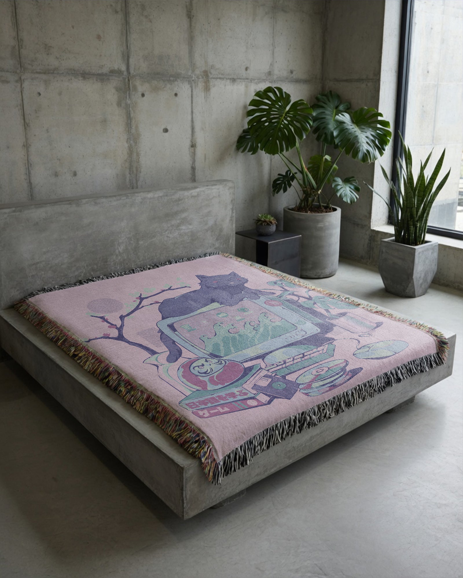 Desktop Visitor Woven Blanket