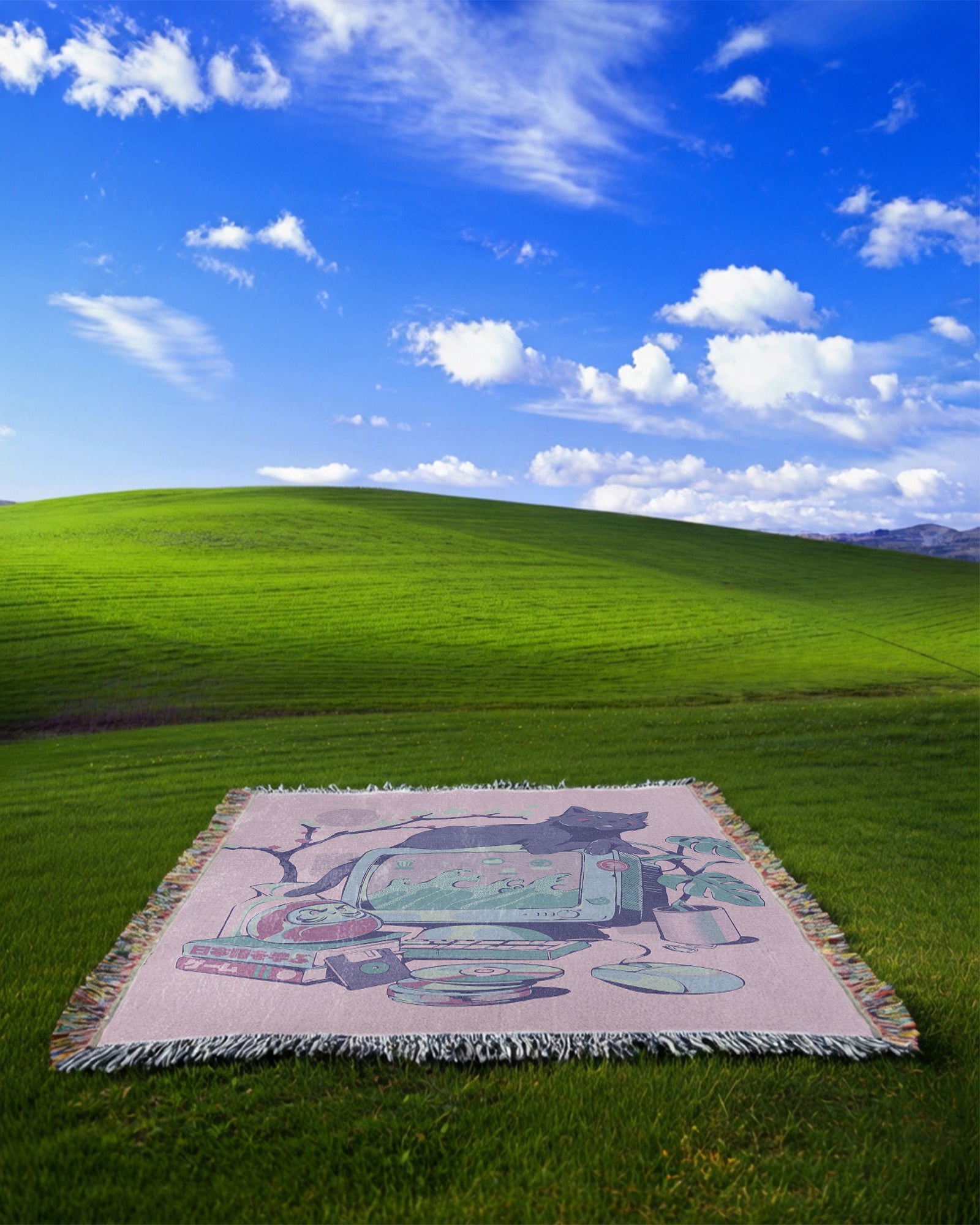 Desktop Visitor Woven Blanket