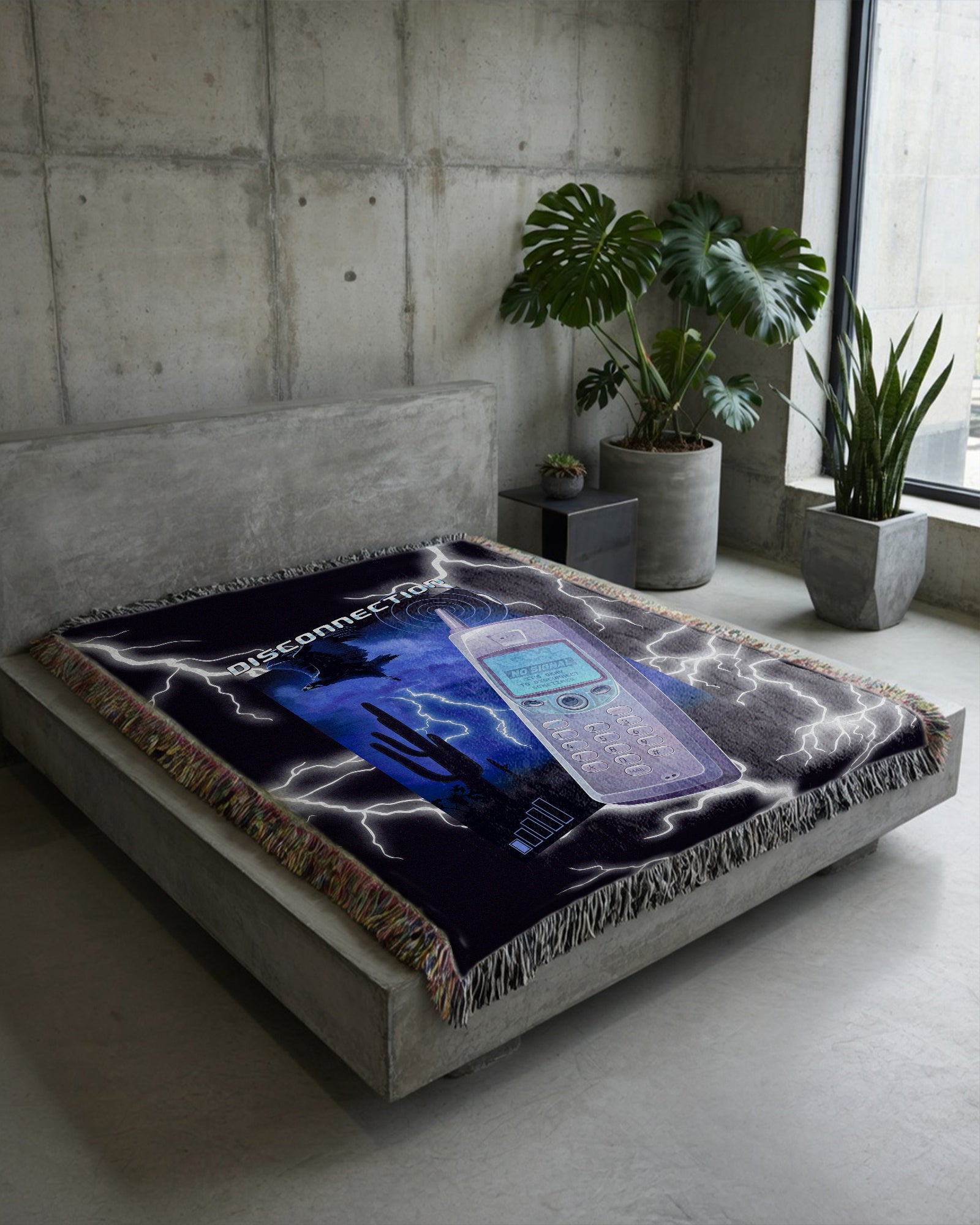 Disconnection Woven Blanket