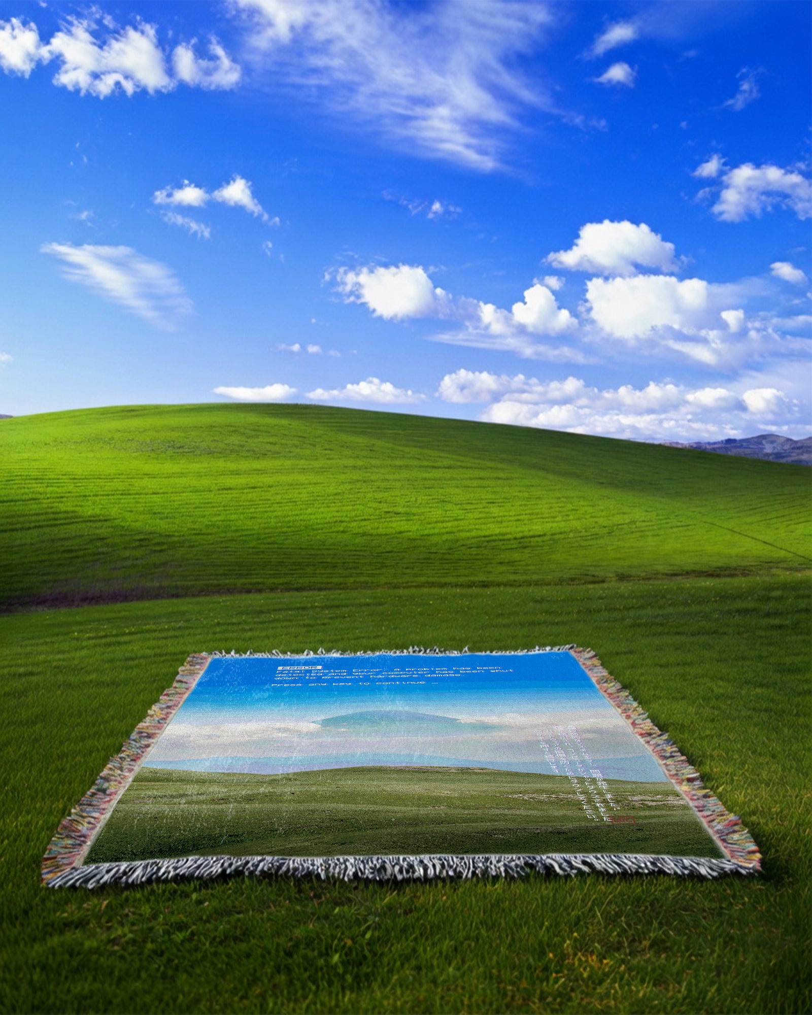 Fatal Error Woven Blanket