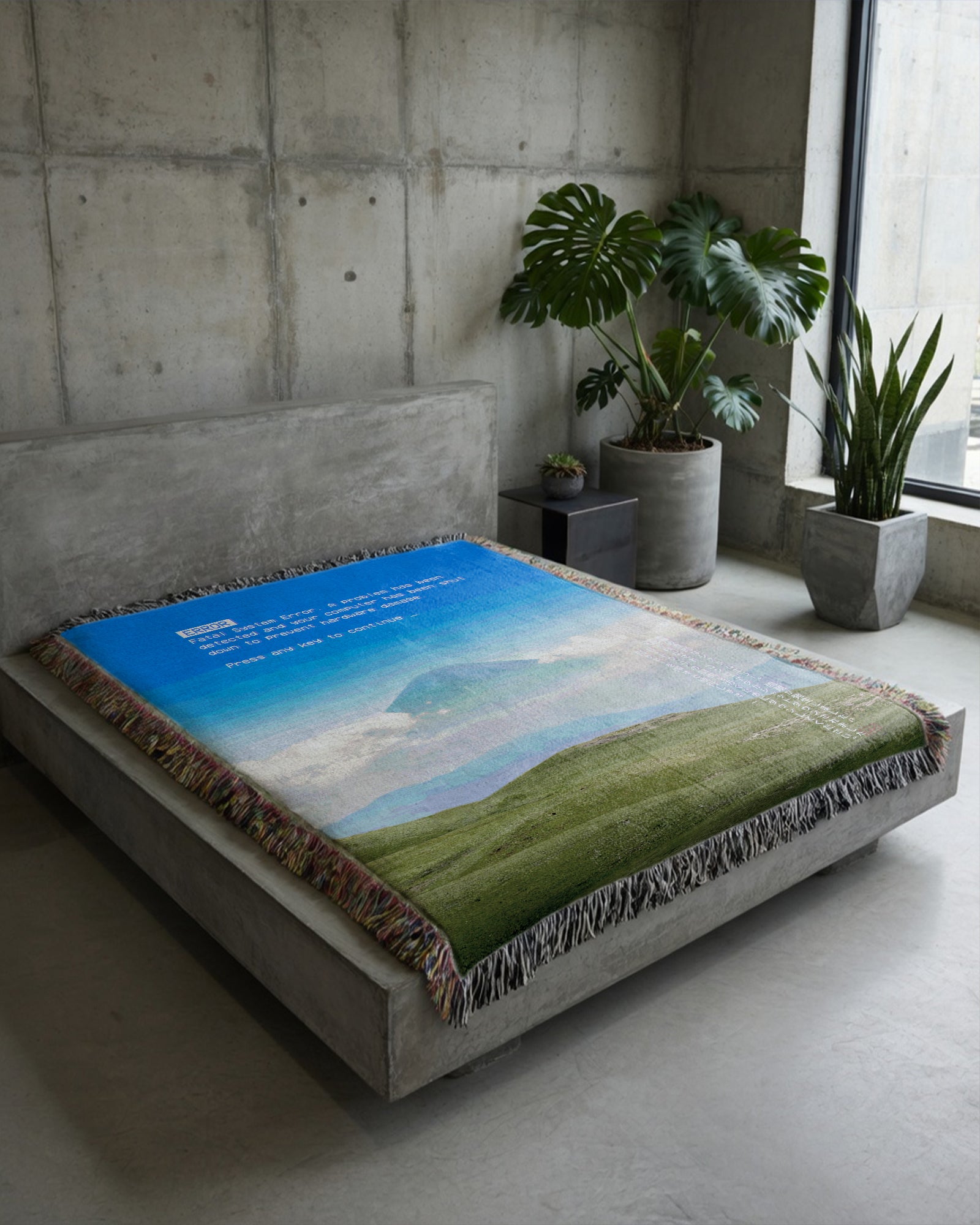 Fatal Error Woven Blanket