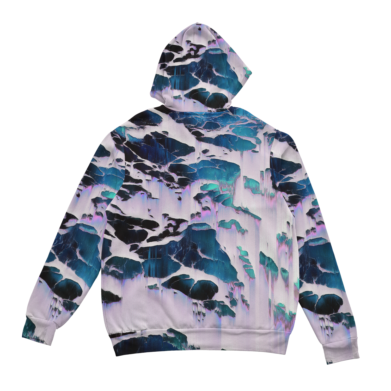 Fractal Land Zip Up Hoodie