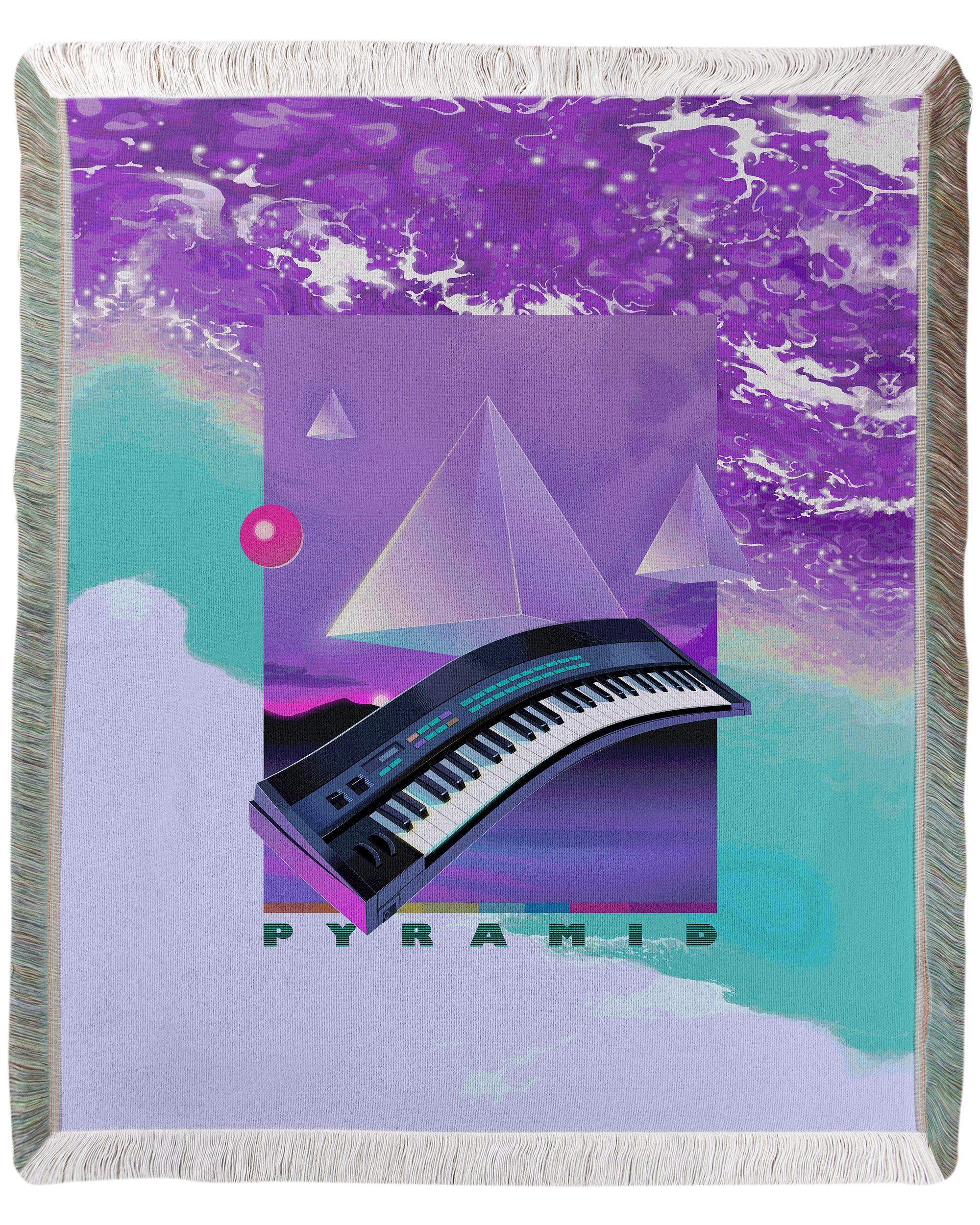 Frequency Modulation Woven Blanket