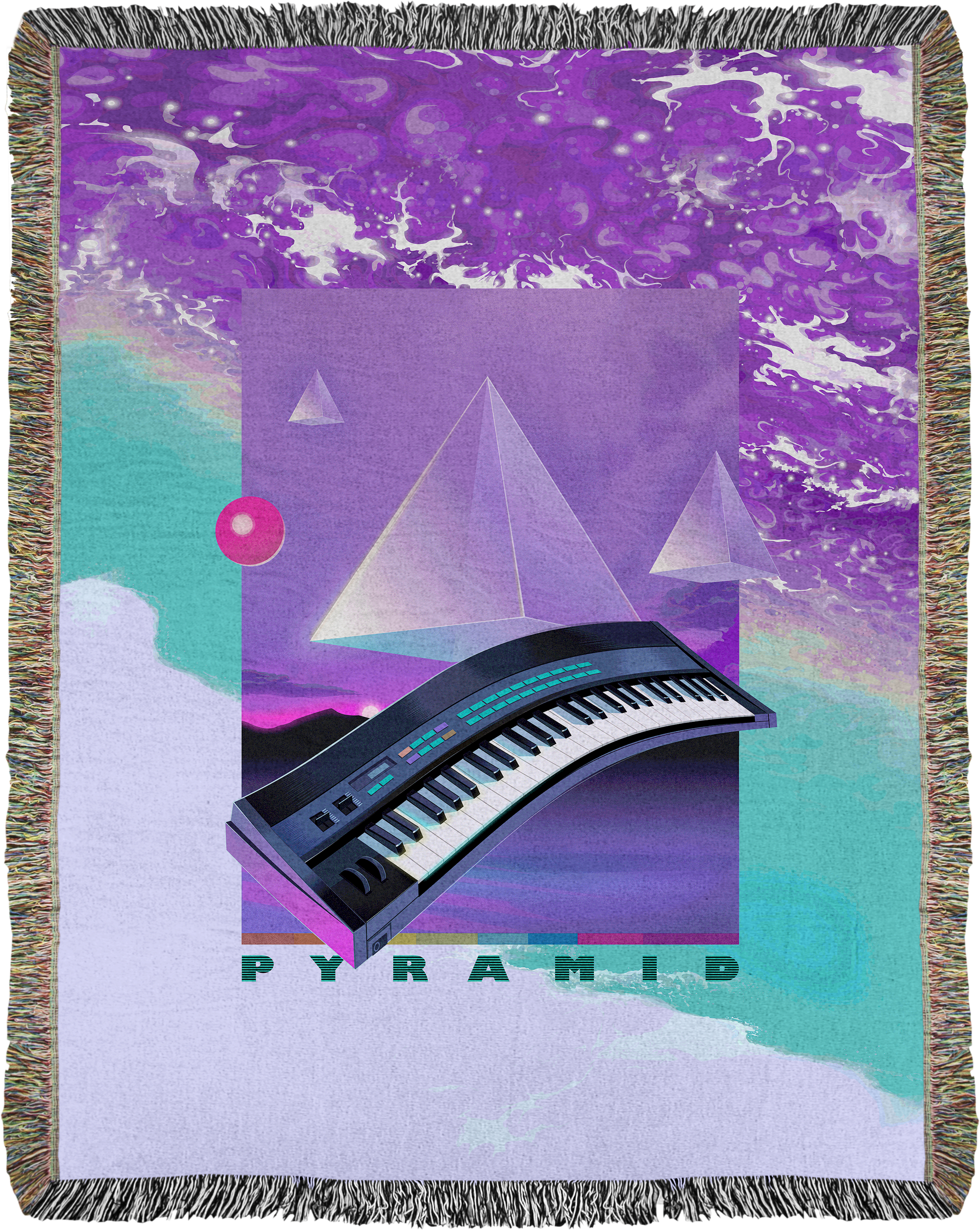 Frequency Modulation Woven Blanket