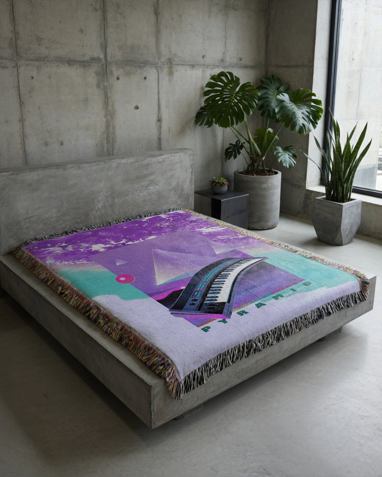 Frequency Modulation Woven Blanket
