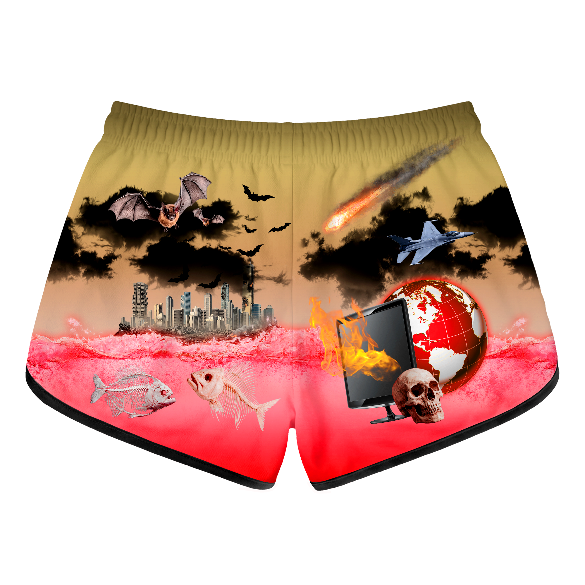 Frutiger Evil Retro Shorts