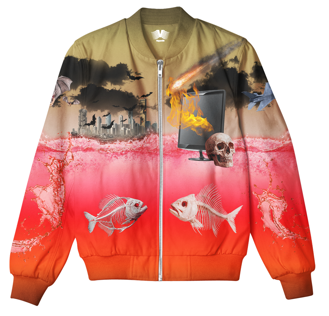 Frutiger Evil Bomber Jacket