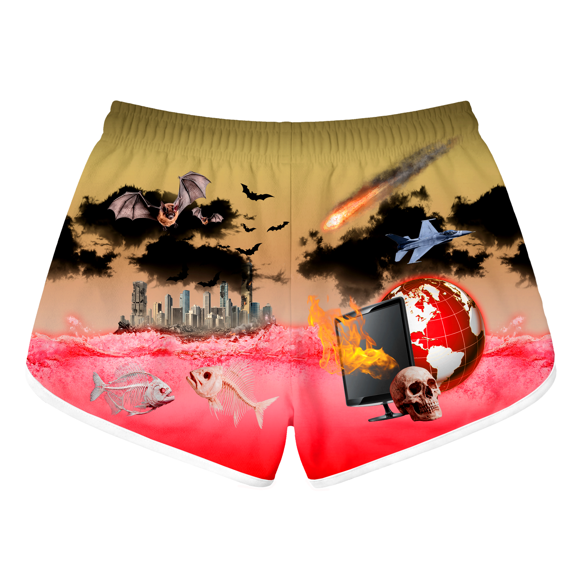 Frutiger Evil Retro Shorts