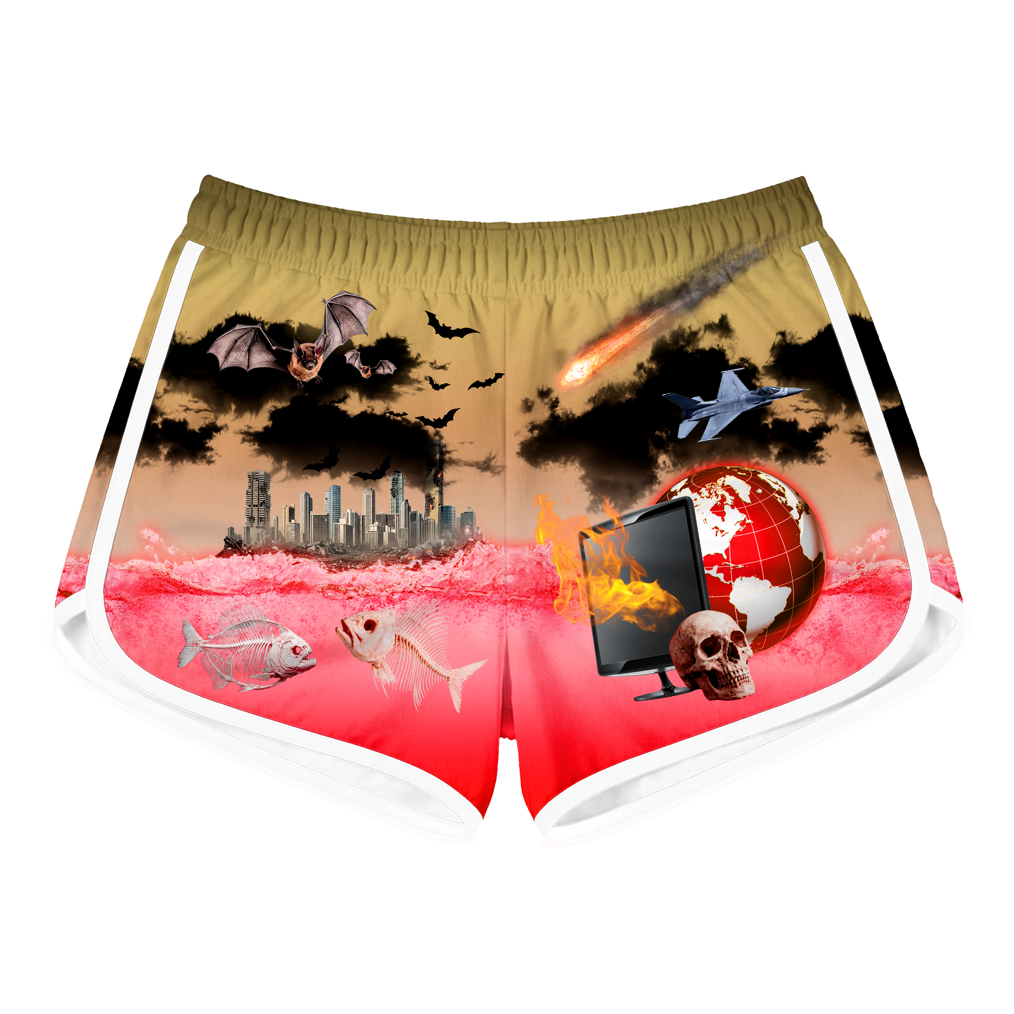 Frutiger Evil Retro Shorts