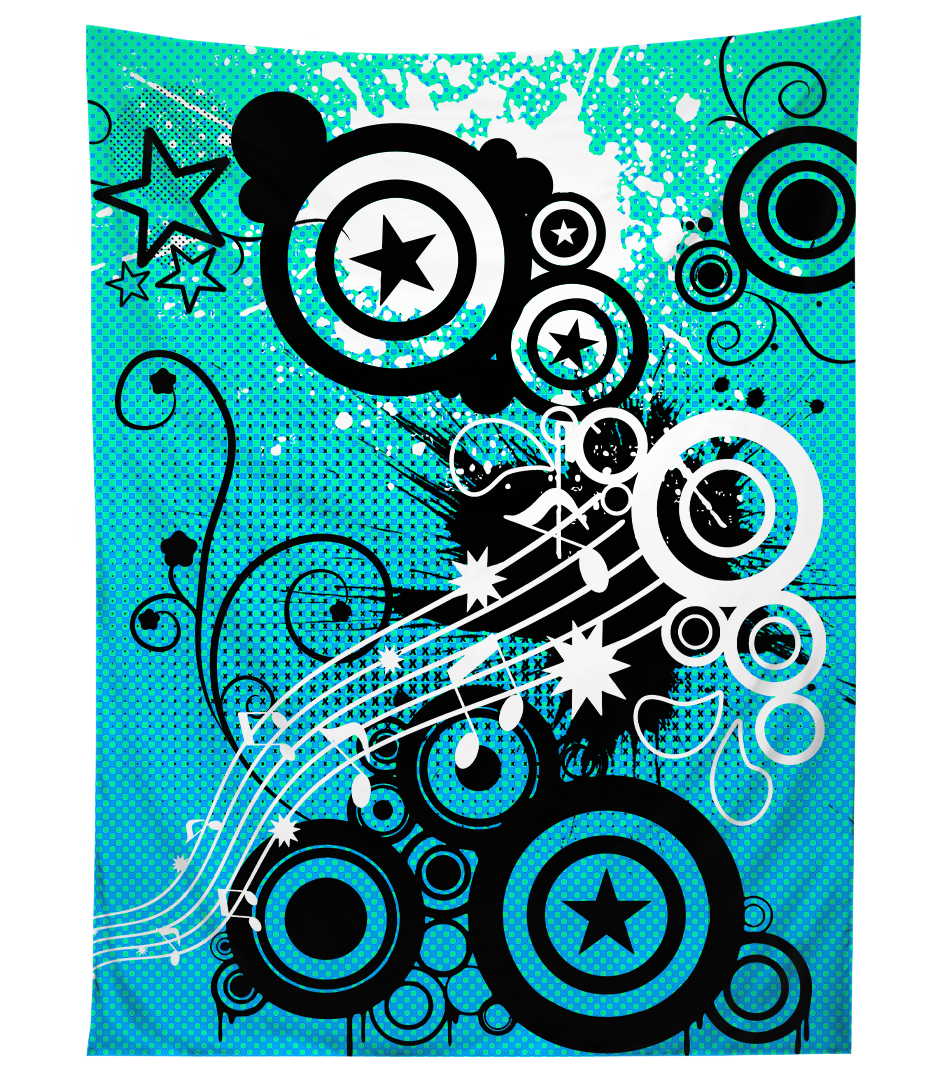Frutiger Vector Tapestry