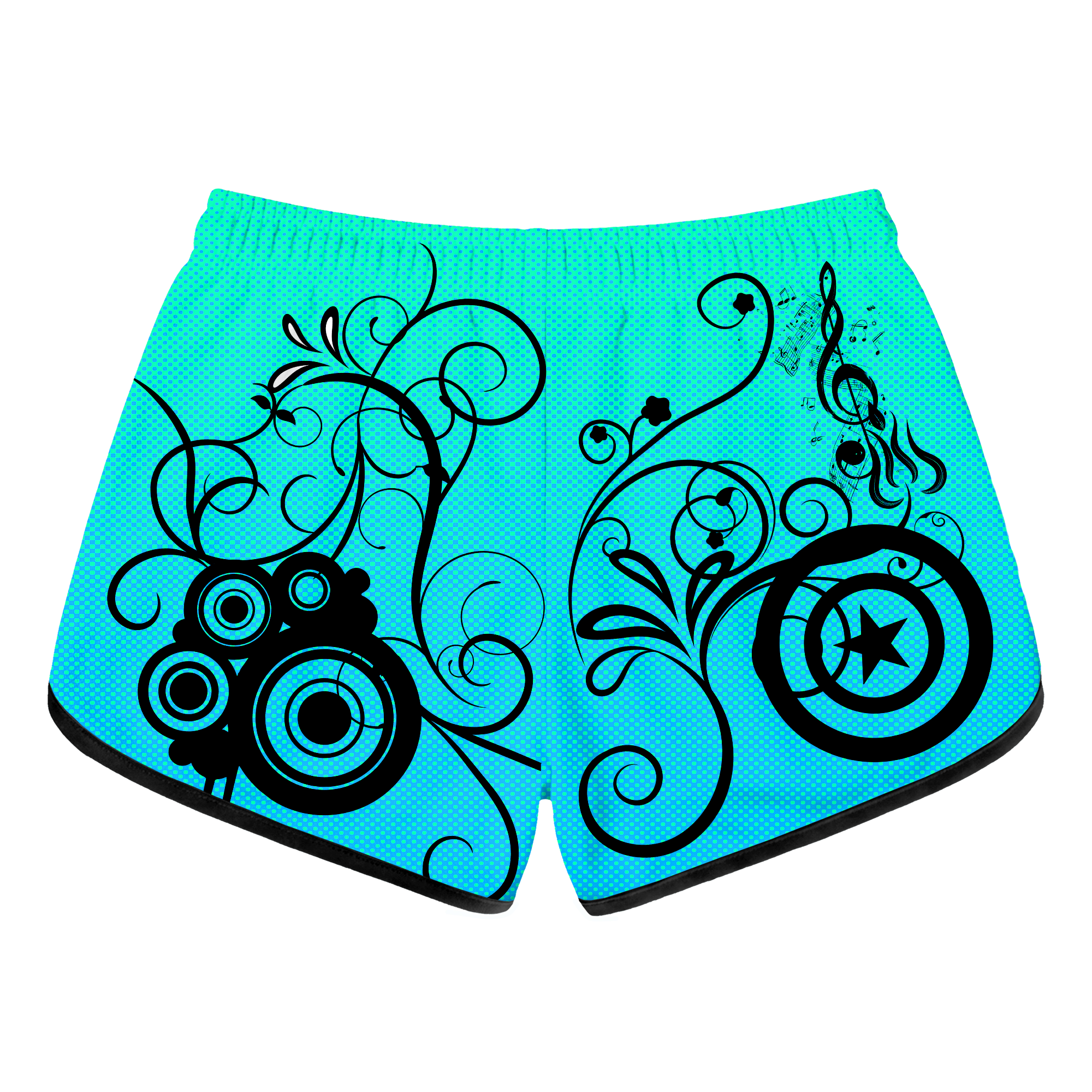 Frutiger Vector Retro Shorts