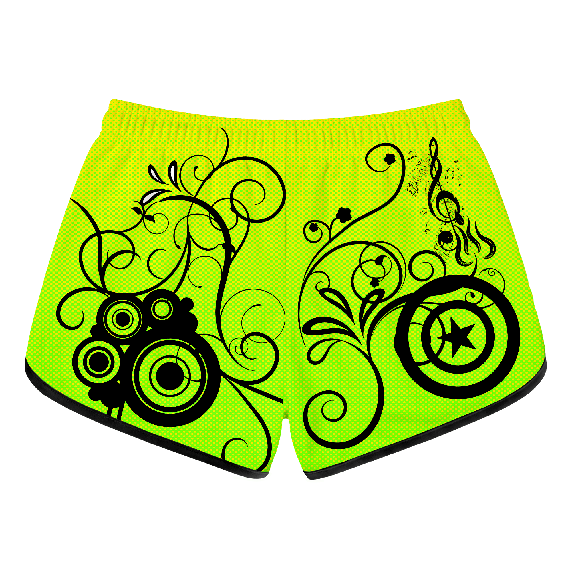 Frutiger Vector Retro Shorts