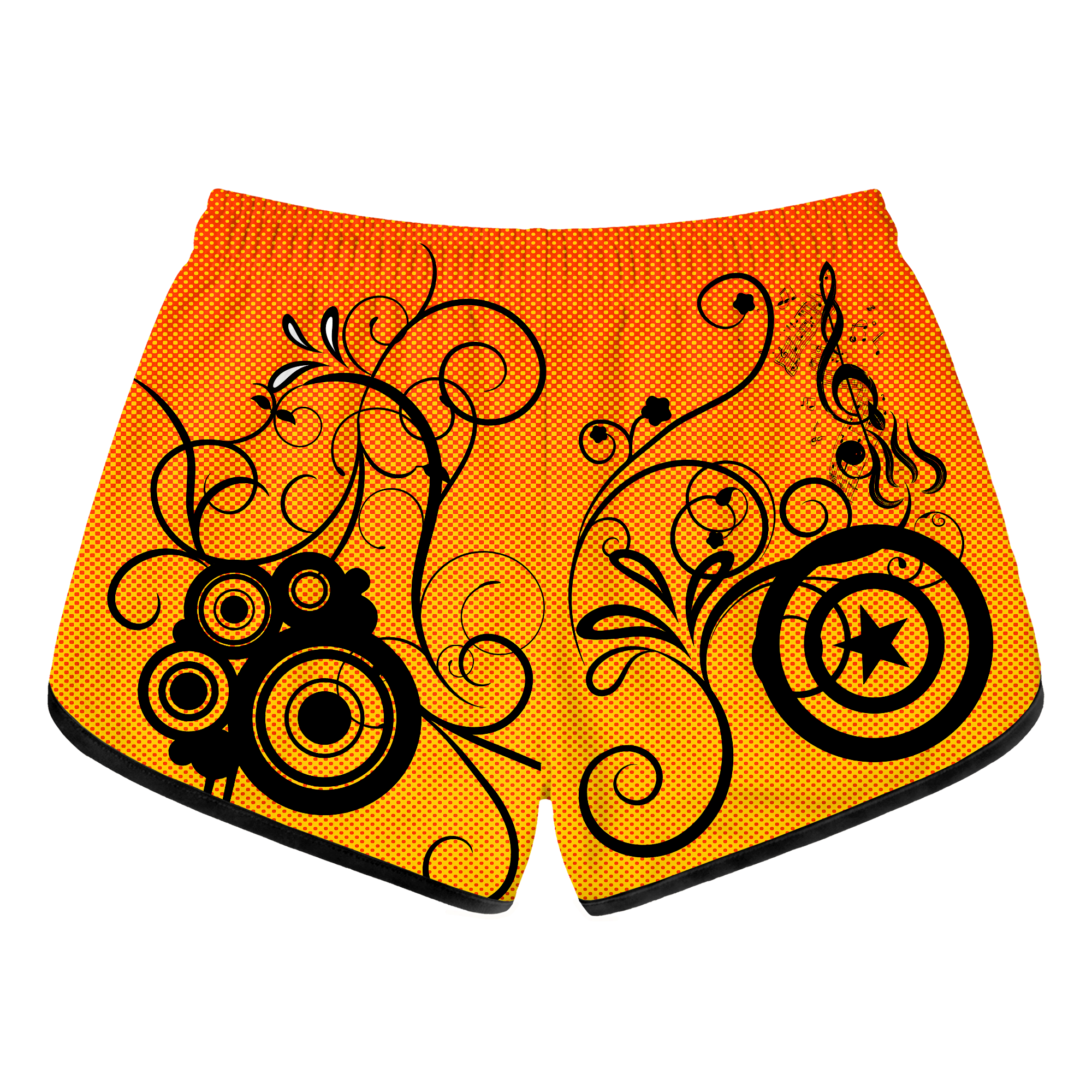 Frutiger Vector Retro Shorts