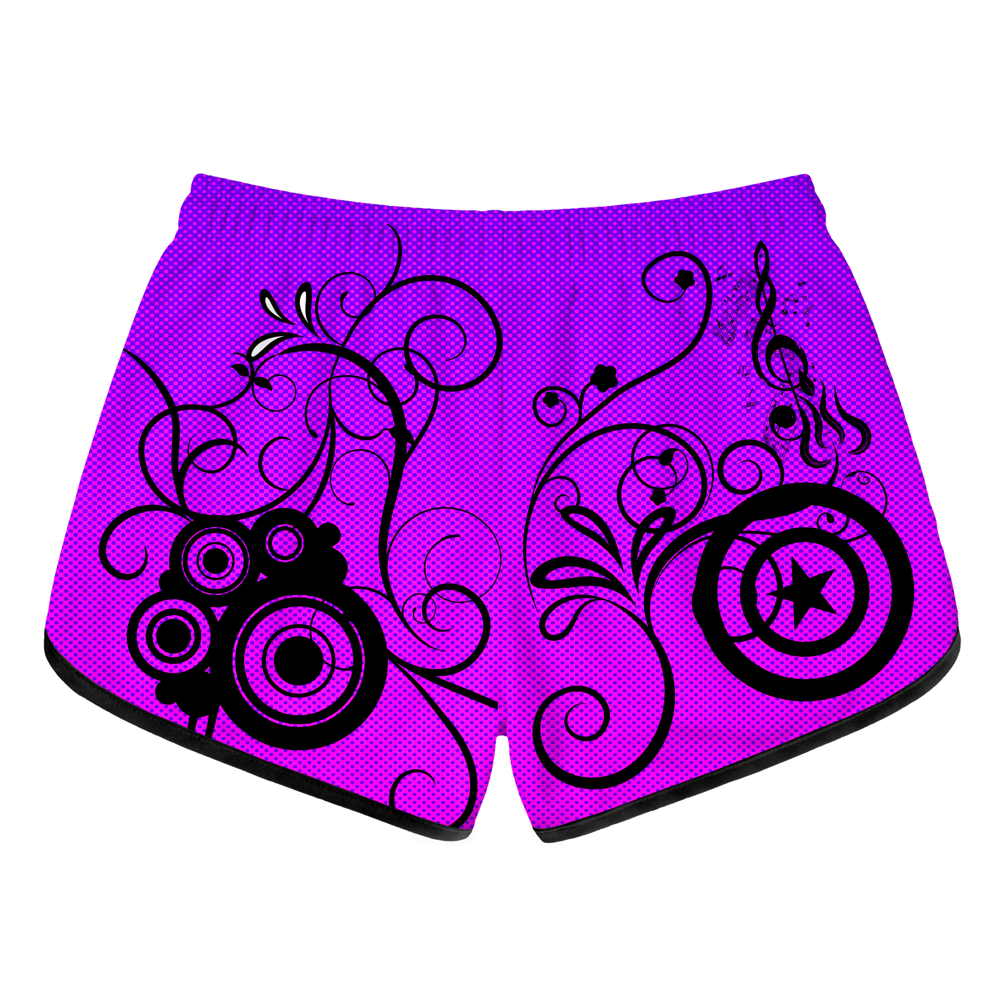 Frutiger Vector Retro Shorts