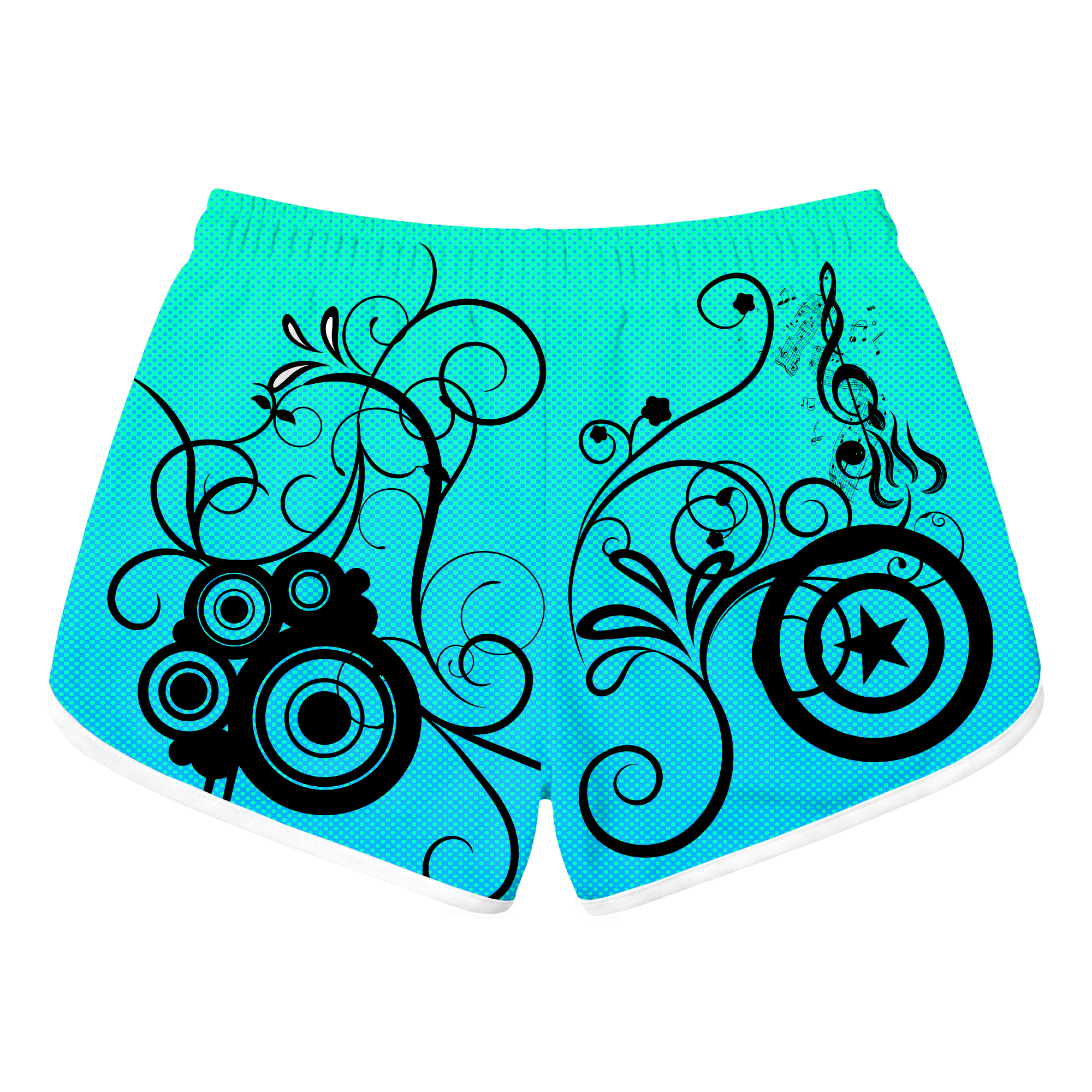Frutiger Vector Retro Shorts