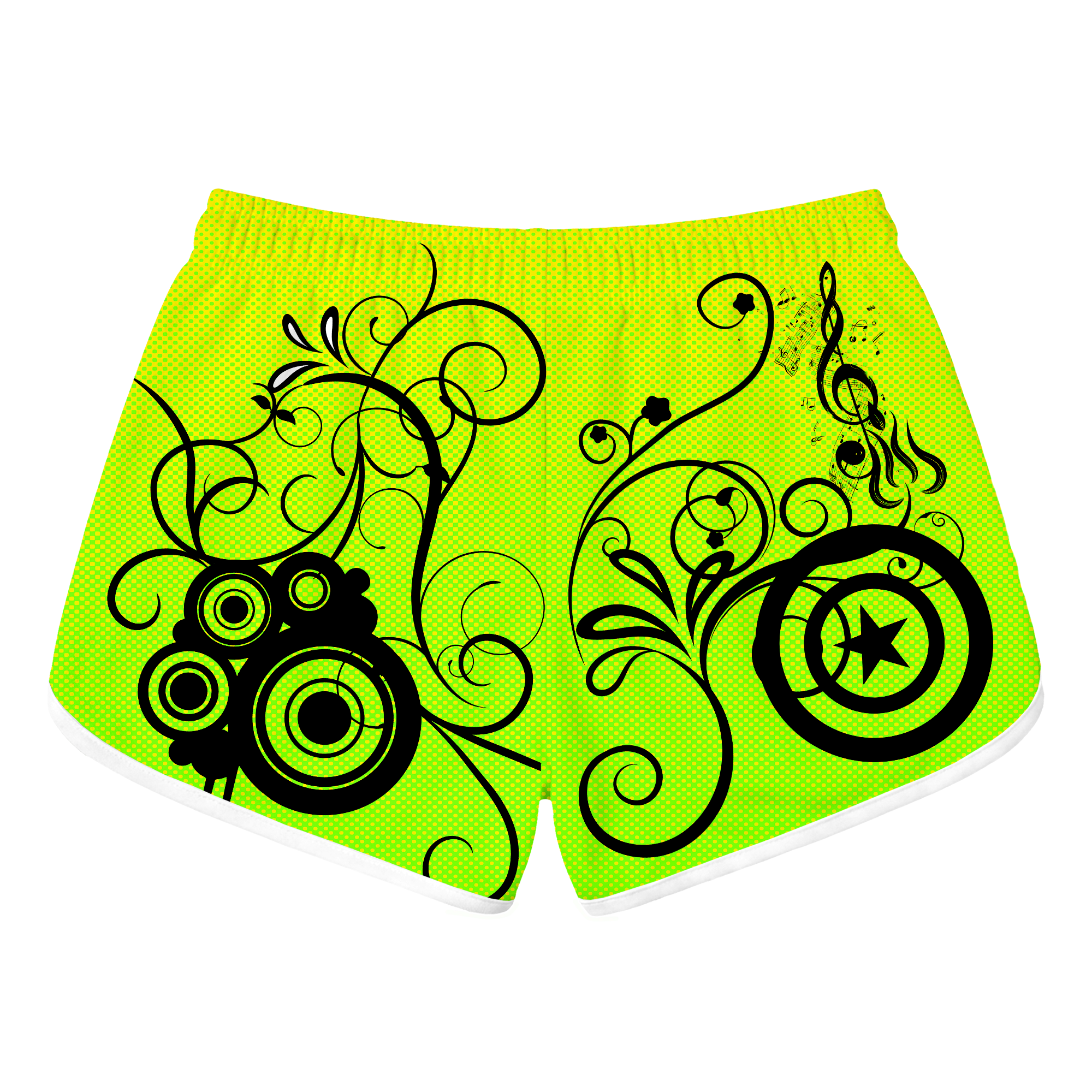 Frutiger Vector Retro Shorts