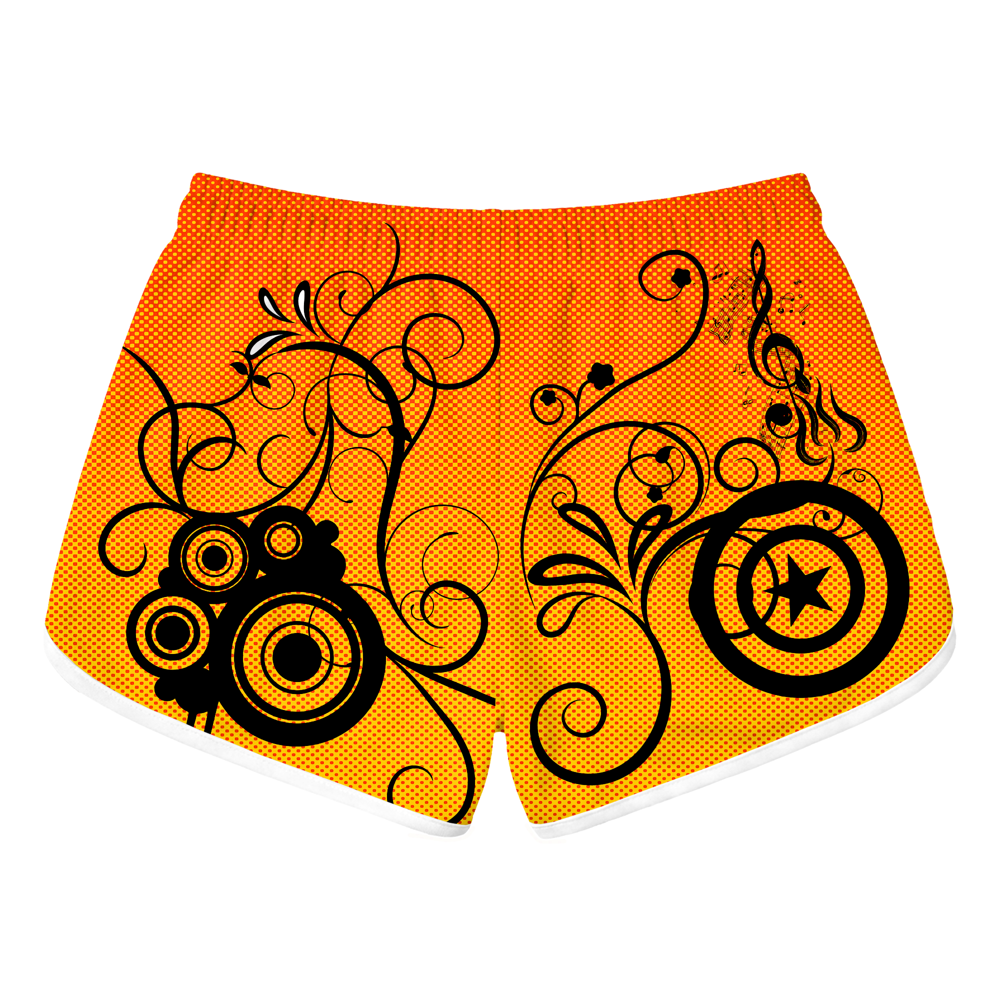 Frutiger Vector Retro Shorts