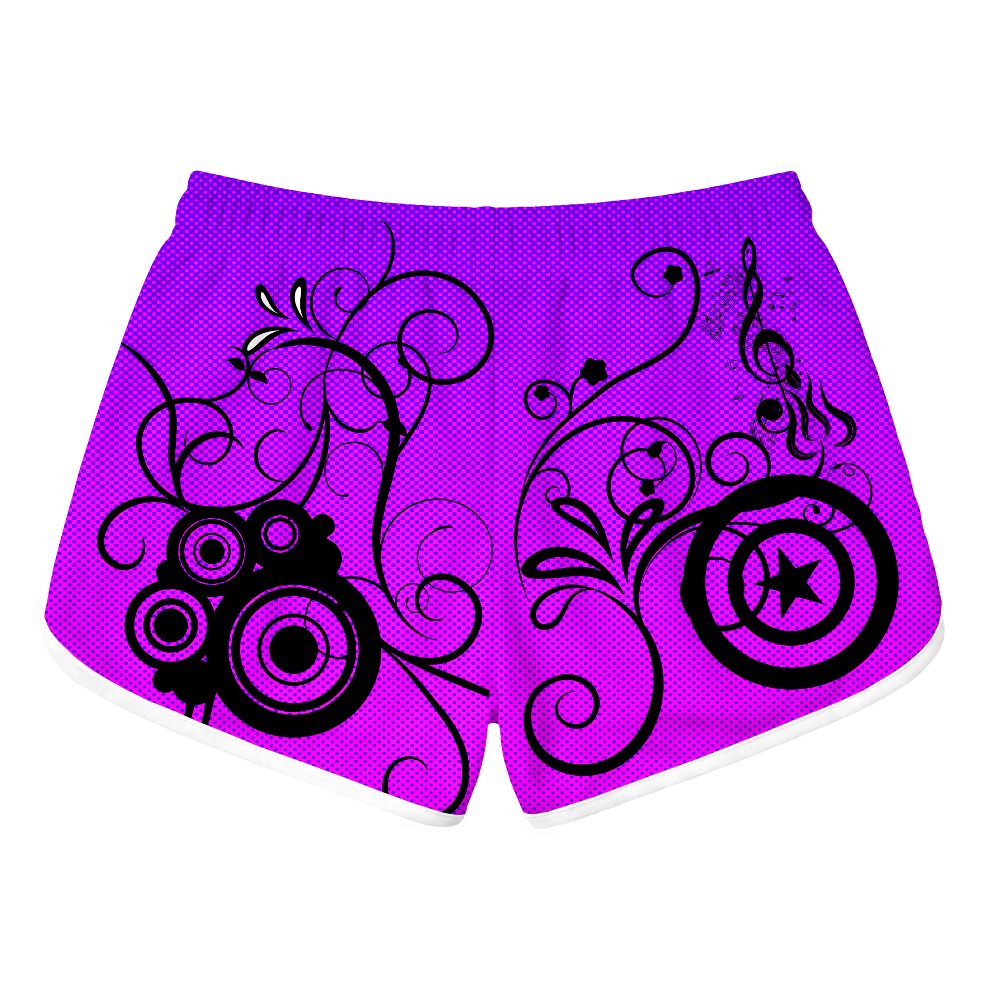 Frutiger Vector Retro Shorts