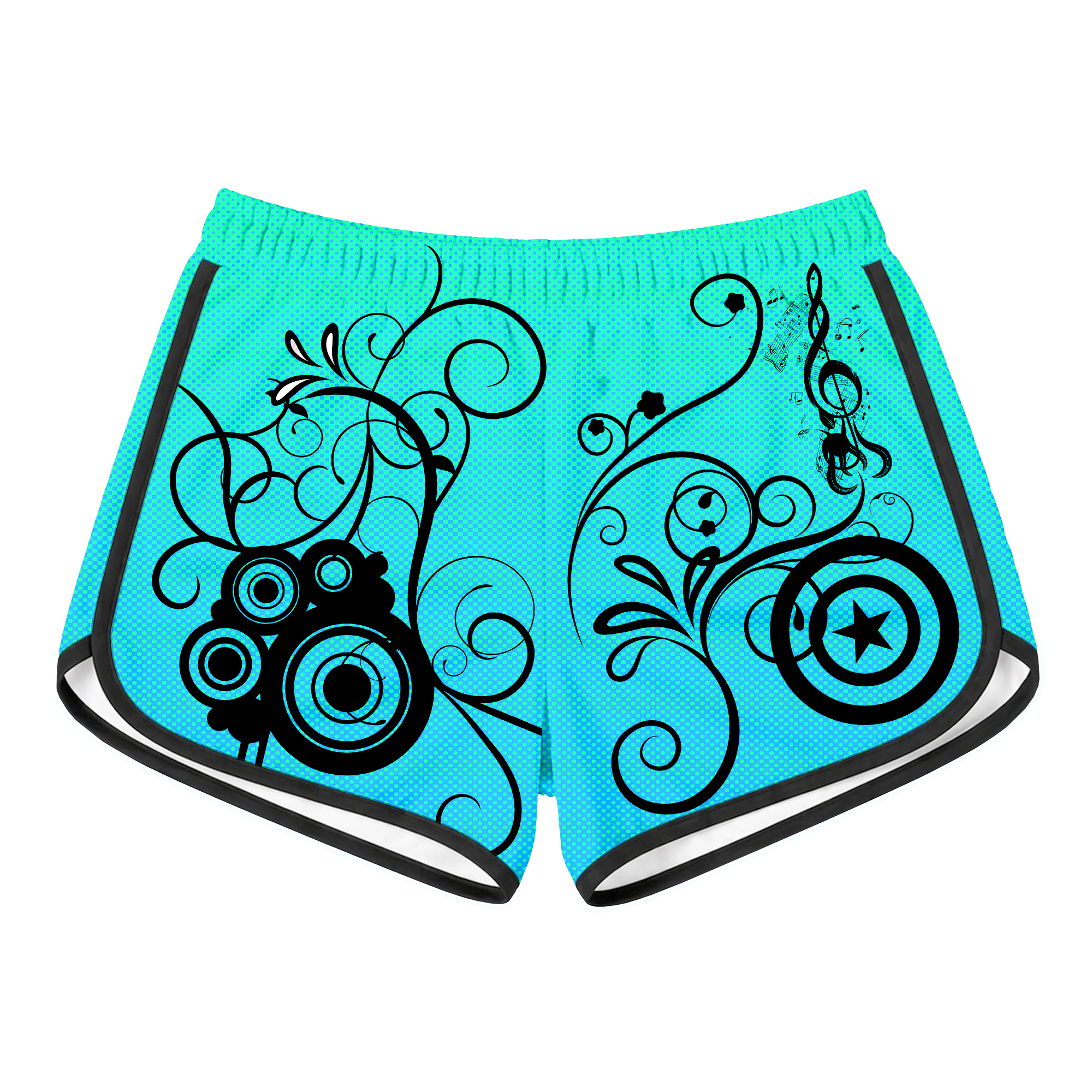 Frutiger Vector Retro Shorts
