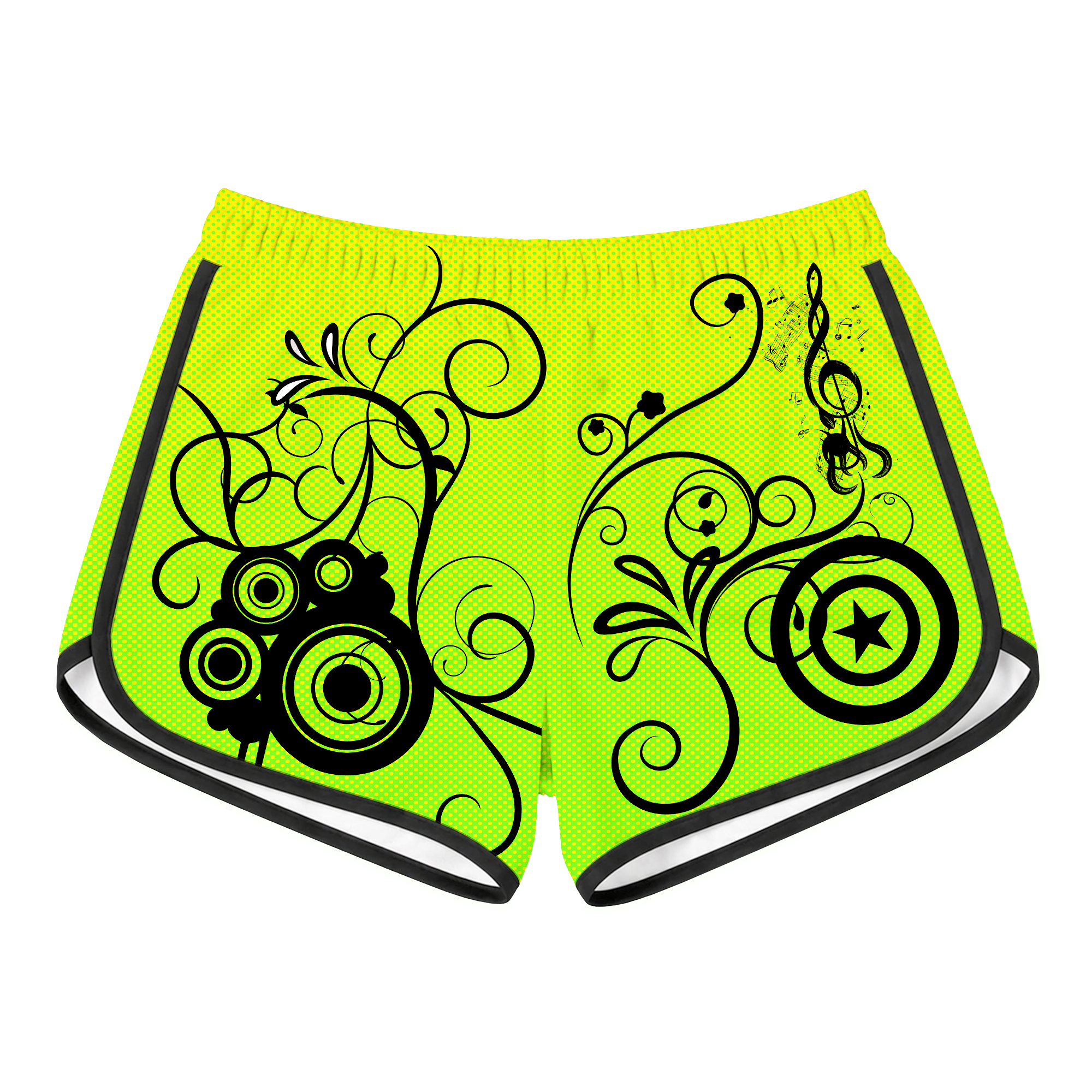 Frutiger Vector Retro Shorts