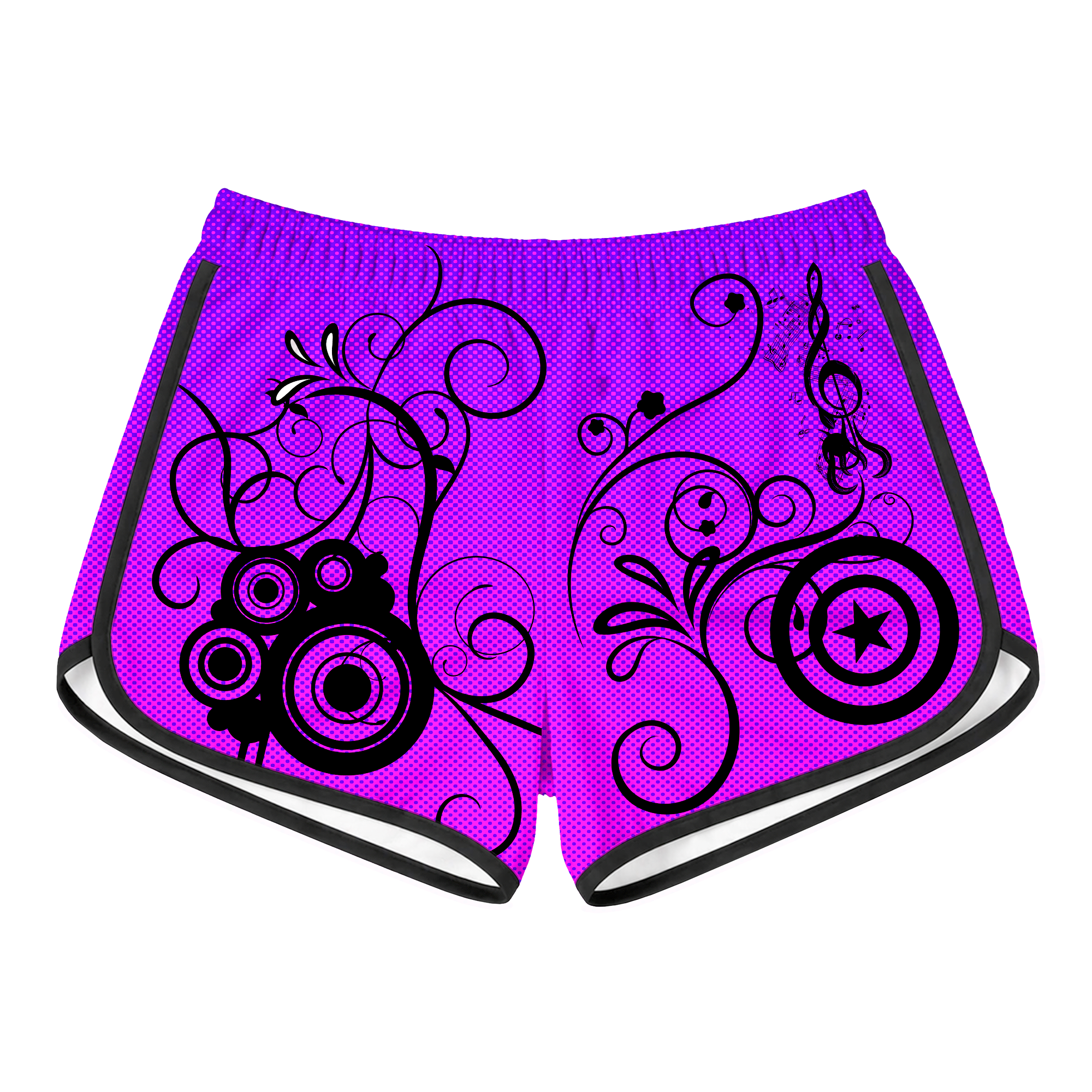 Frutiger Vector Retro Shorts