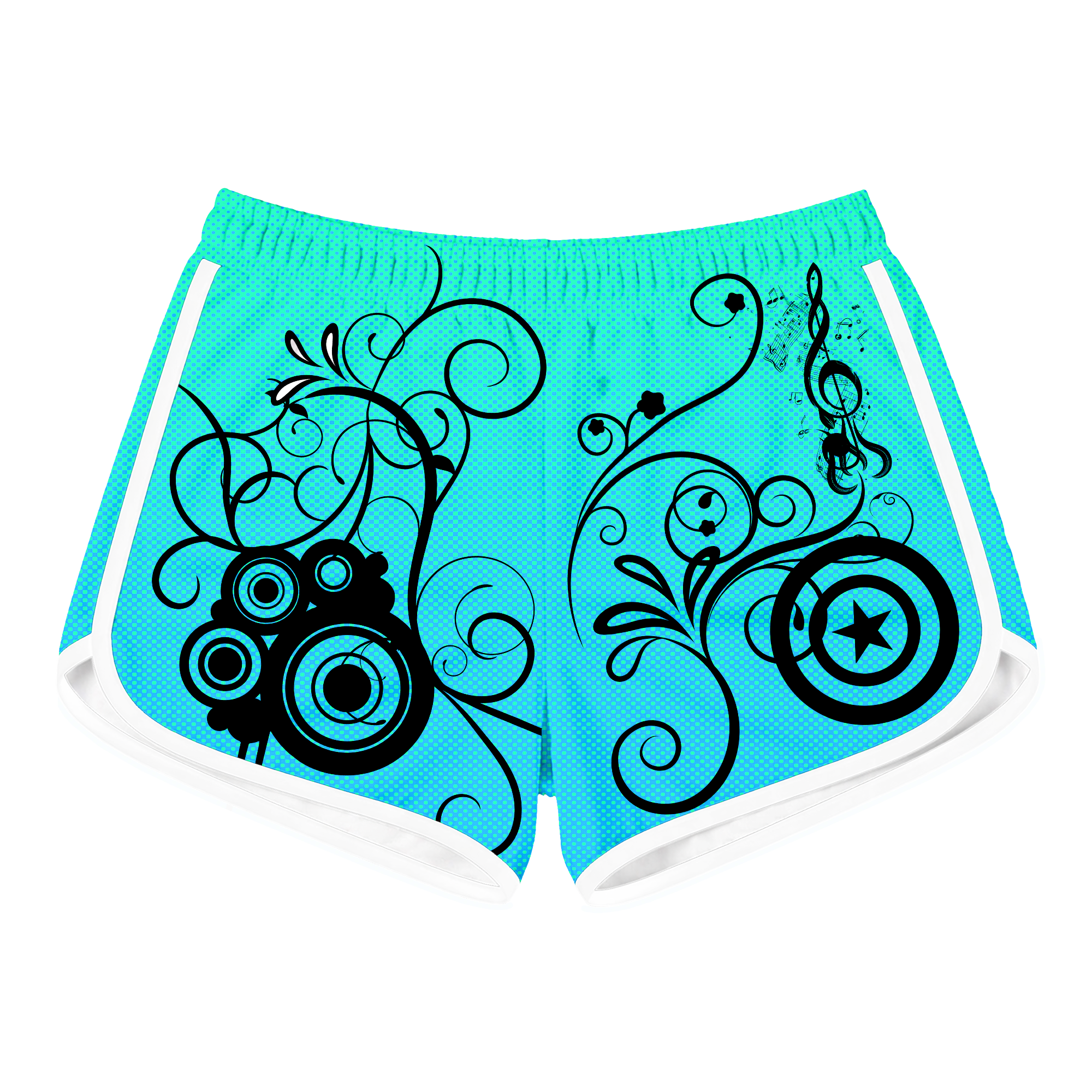 Frutiger Vector Retro Shorts